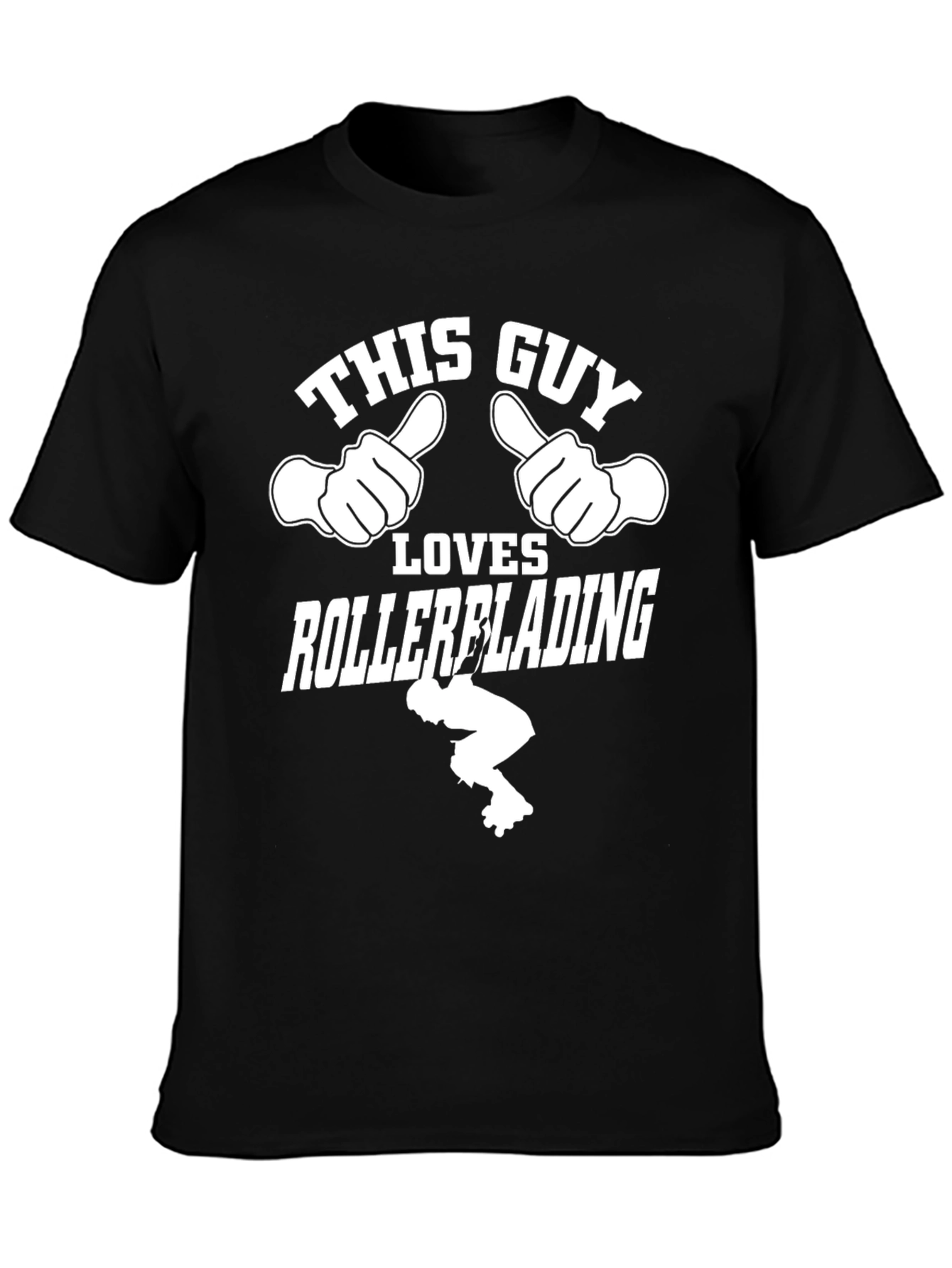 Rollerblading Lover T-Shirt: This Guy Loves To Skate!