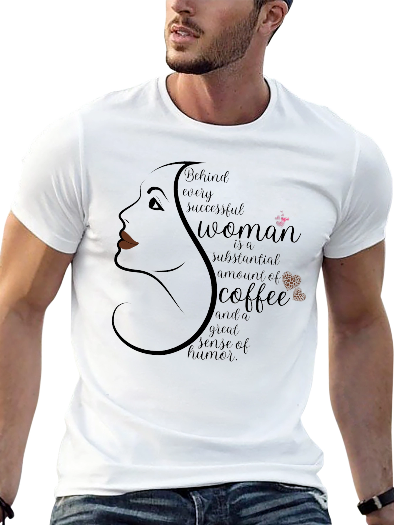 Successful Woman Coffee Humor T-Shirt
