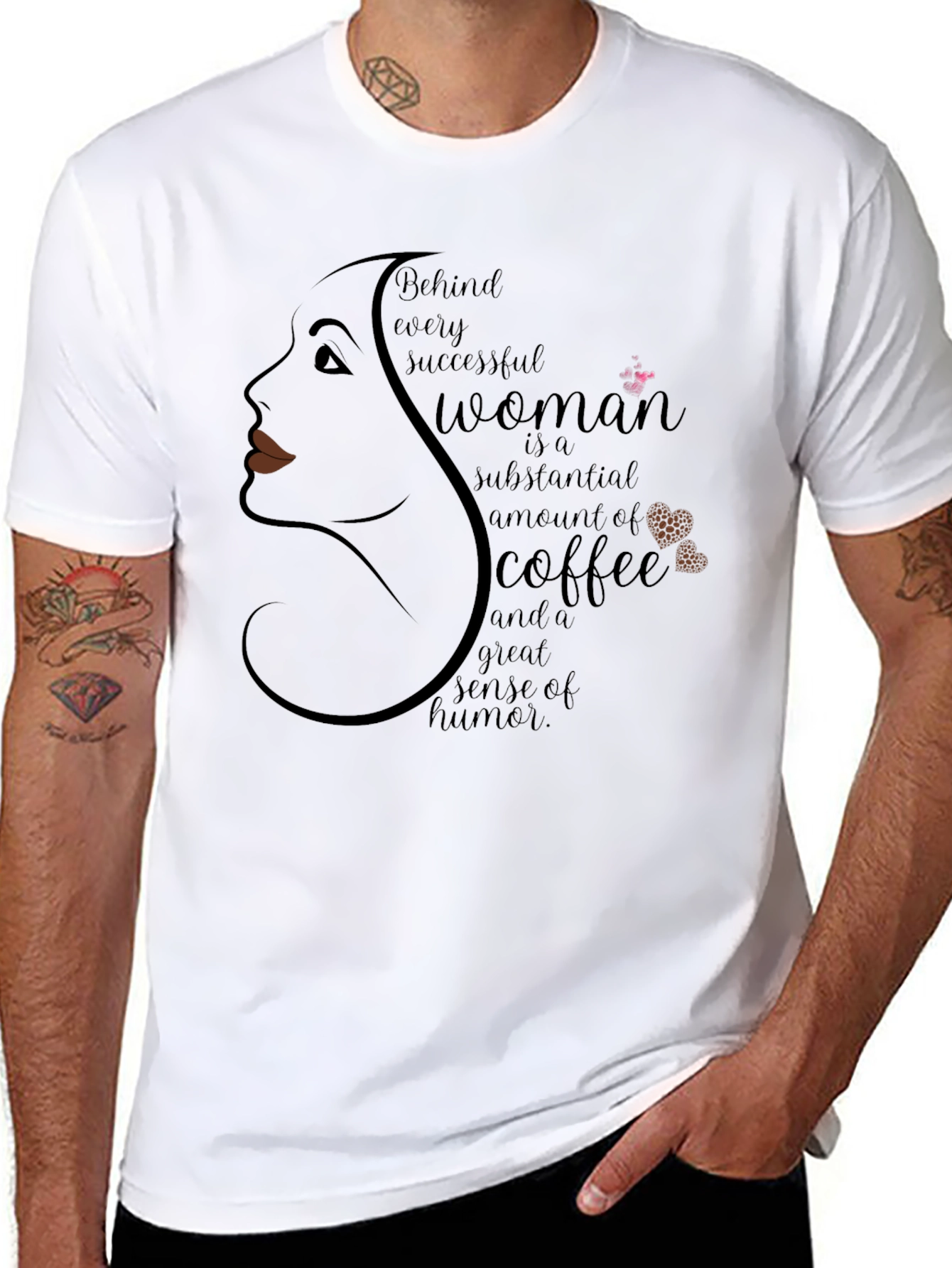 Successful Woman Coffee Humor T-Shirt