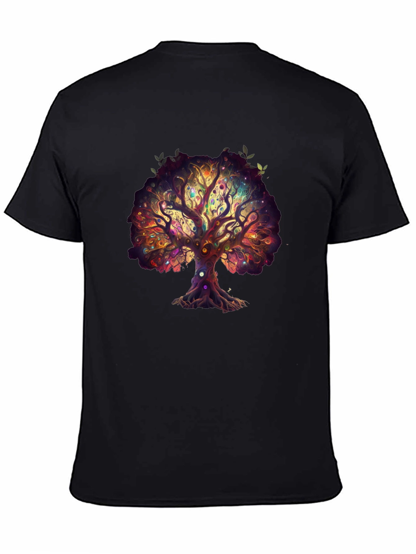 Mystical Tree Chakra T-Shirt - Artistic Design