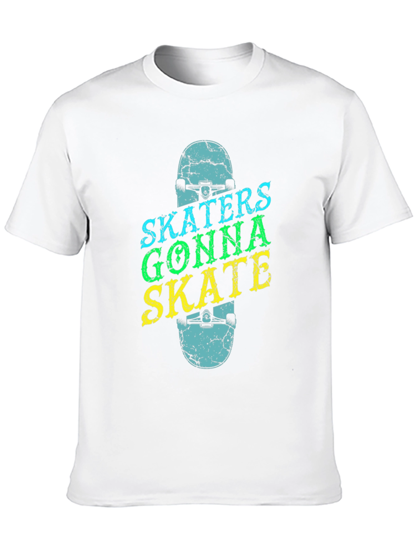 Skaters Gonna Skate Graphic Tee - Black
