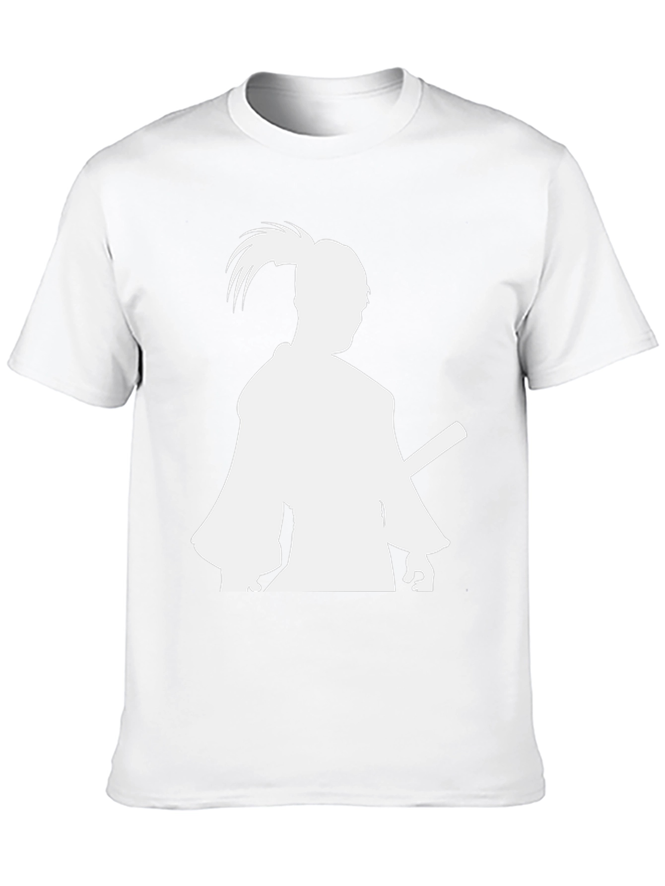 Samurai Silhouette T-Shirt - Black