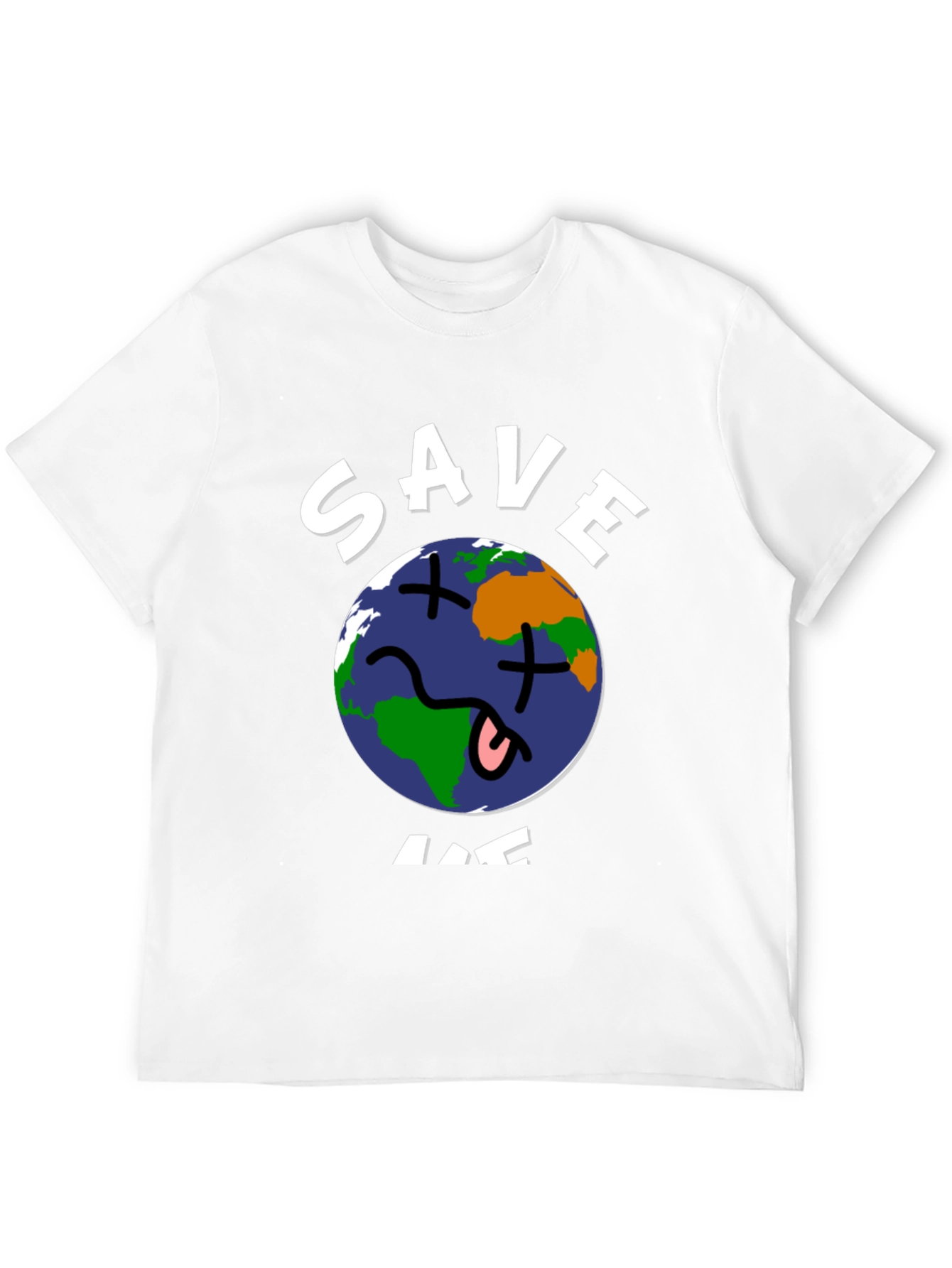 Save Me Earth Graphic T-Shirt -  Unisex Black Tee