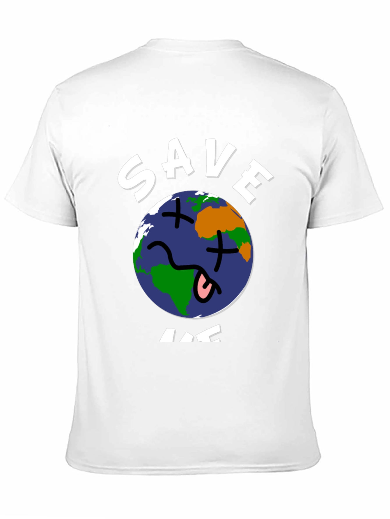Save Me Earth Graphic T-Shirt -  Unisex Black Tee