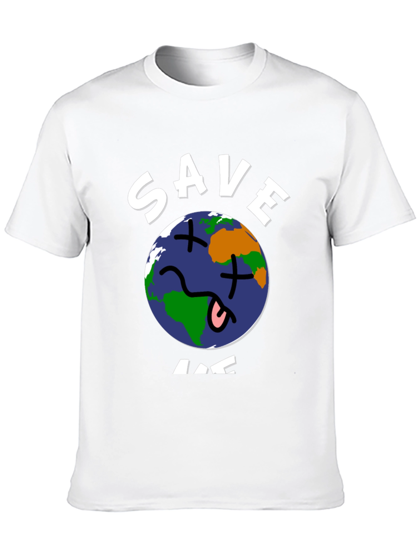 Save Me Earth Graphic T-Shirt -  Unisex Black Tee