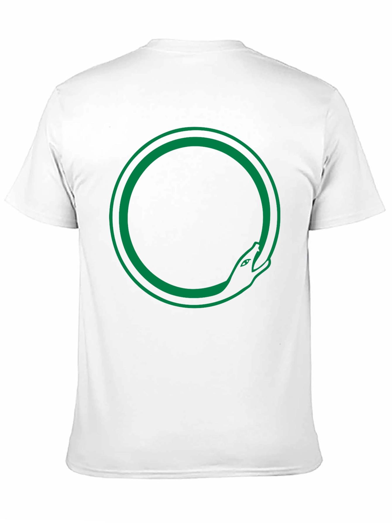 Ouroboros Snake Circle T-Shirt - Black
