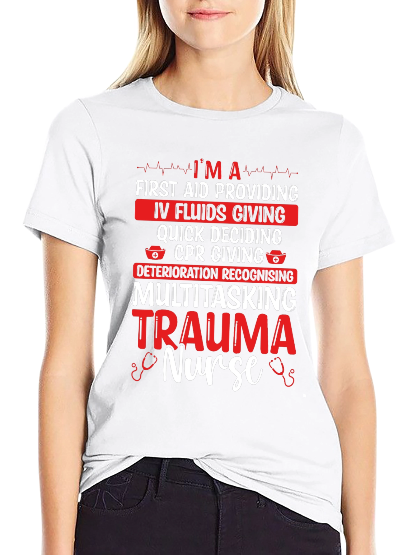 Trauma Nurse T-Shirt - Multitasking Hero Apparel
