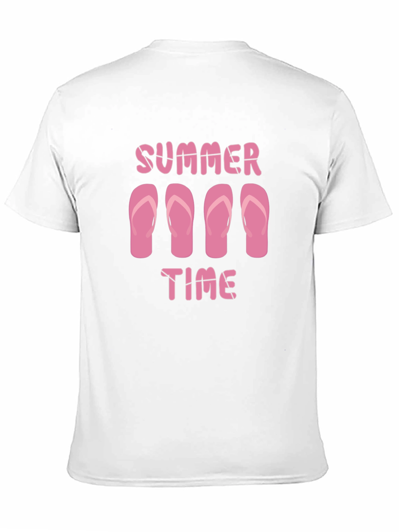 Summer Time Flip Flop Graphic Tee - Black