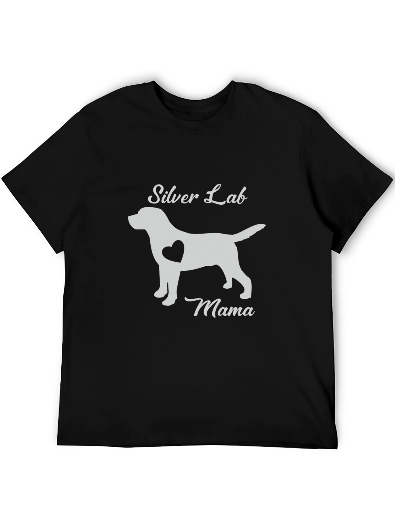 Silver Lab Mama Dog Lover T-Shirt