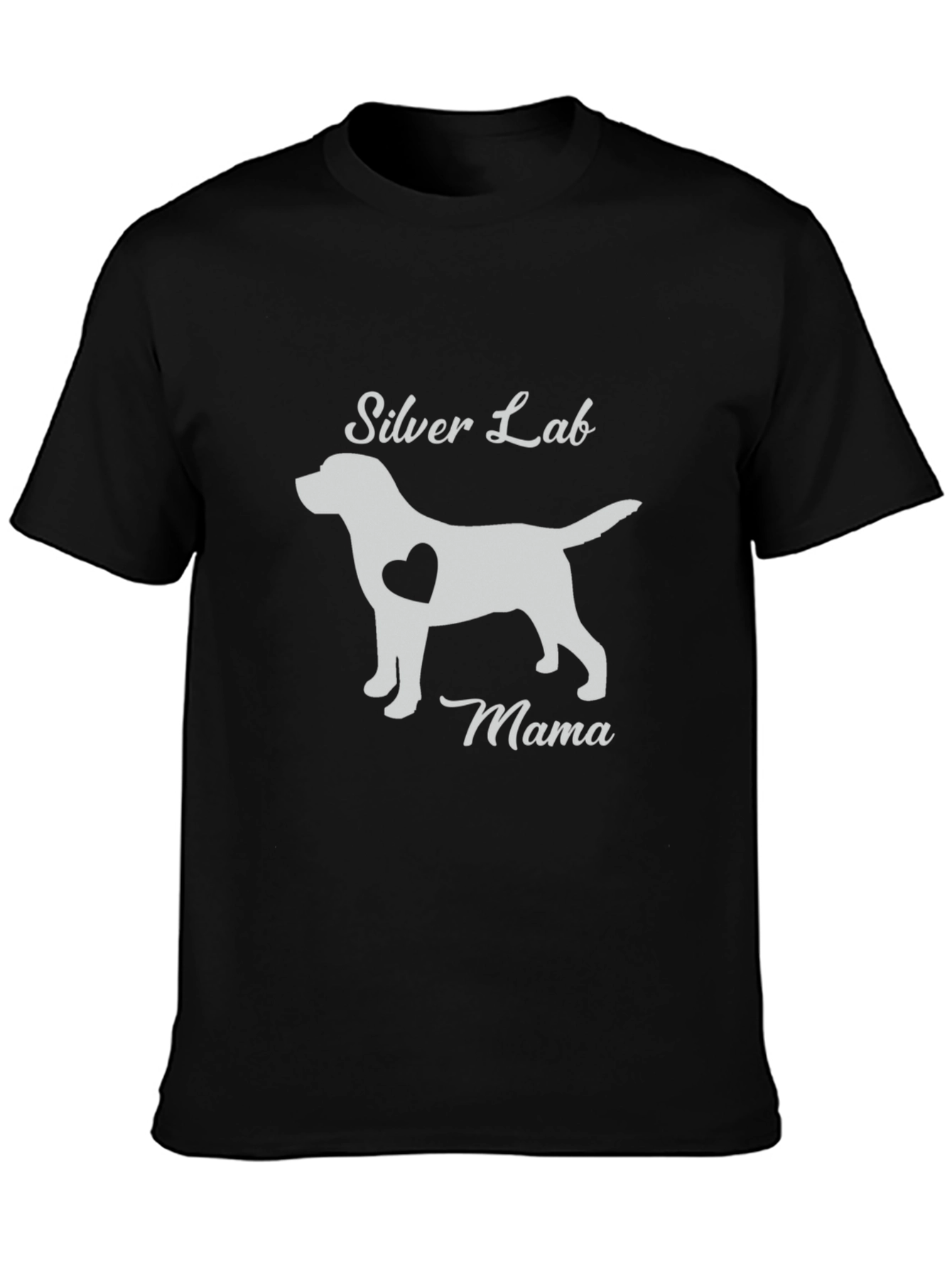 Silver Lab Mama Dog Lover T-Shirt