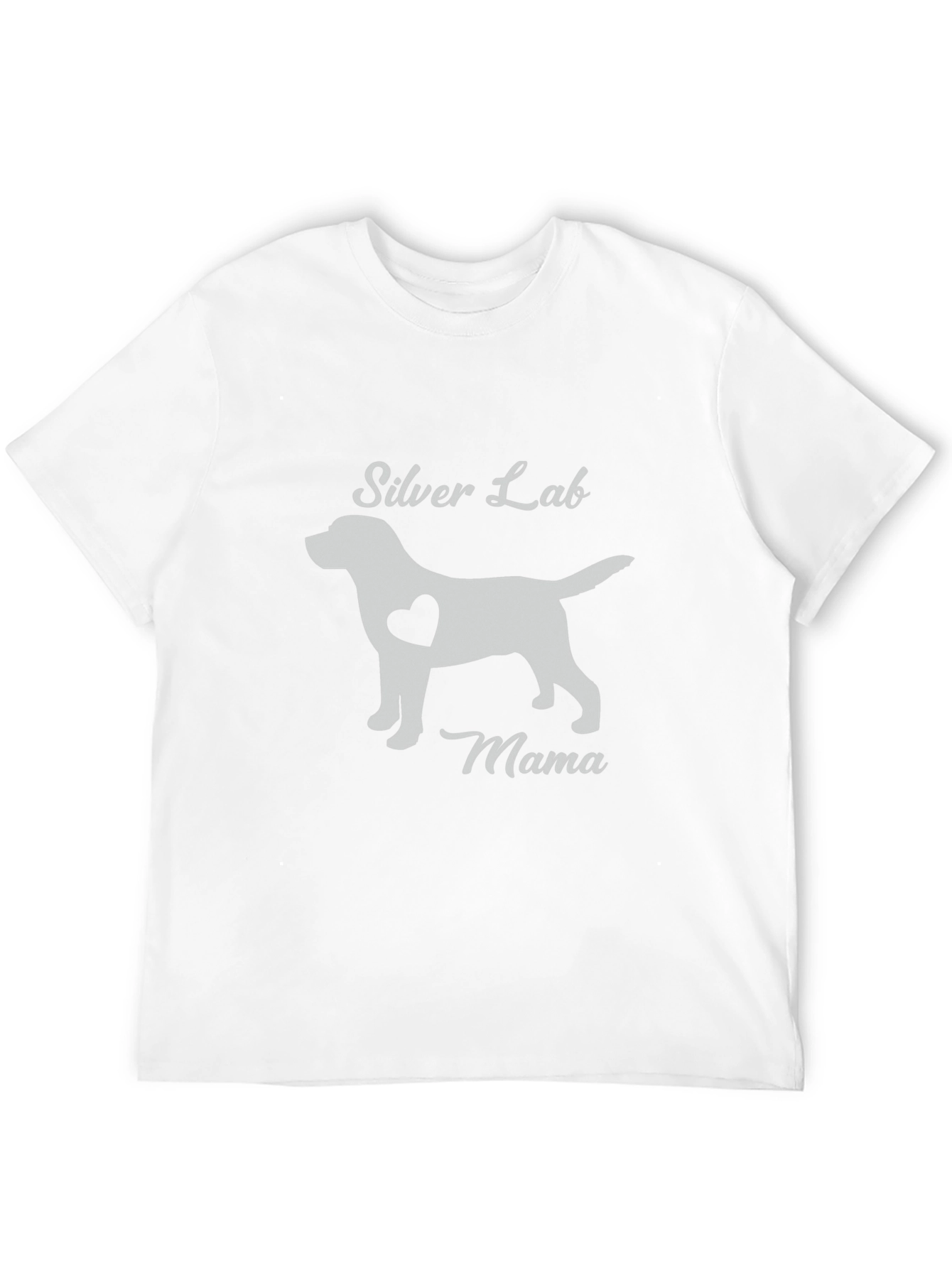 Silver Lab Mama Dog Lover T-Shirt