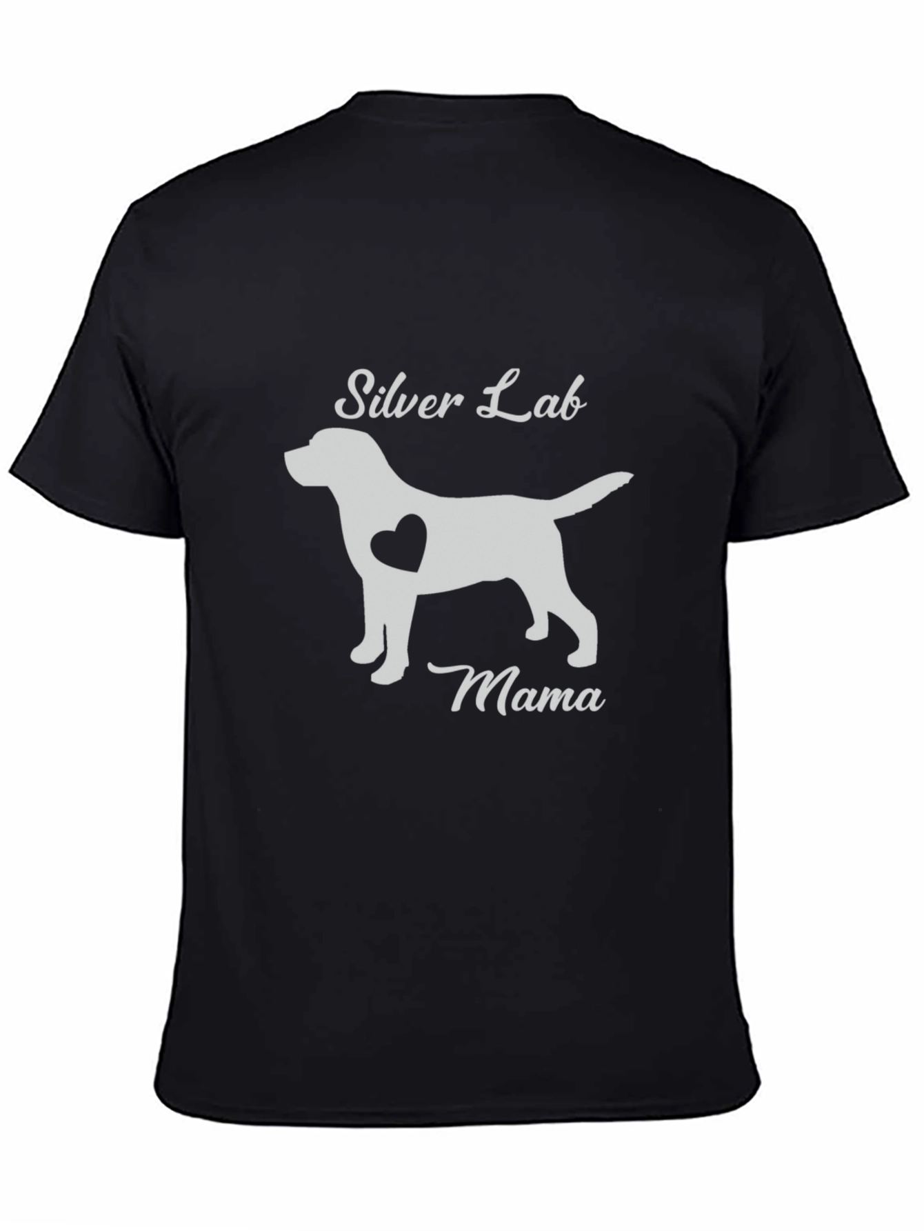 Silver Lab Mama Dog Lover T-Shirt