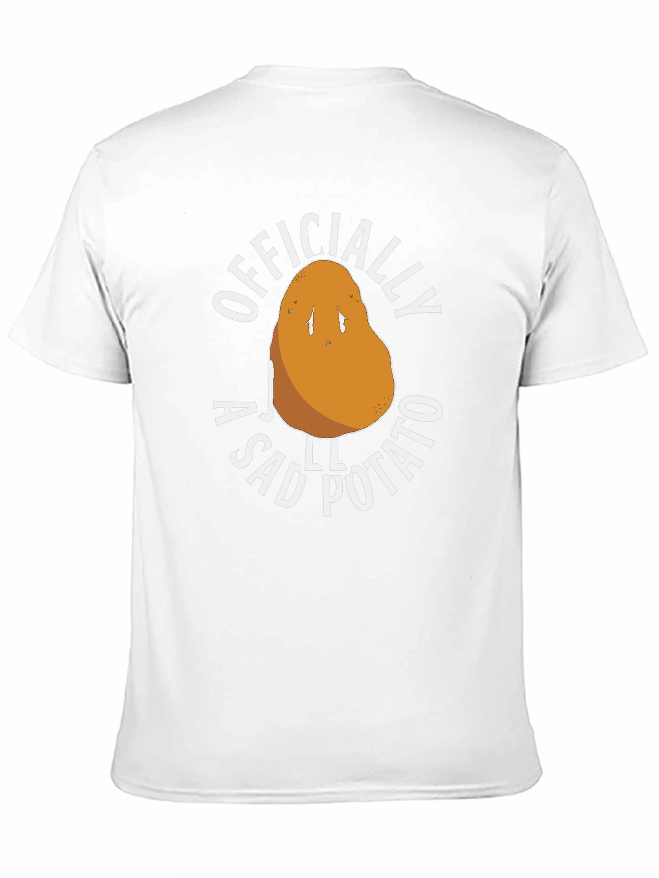 Officially A Sad Potato Funny Novelty T-Shirt