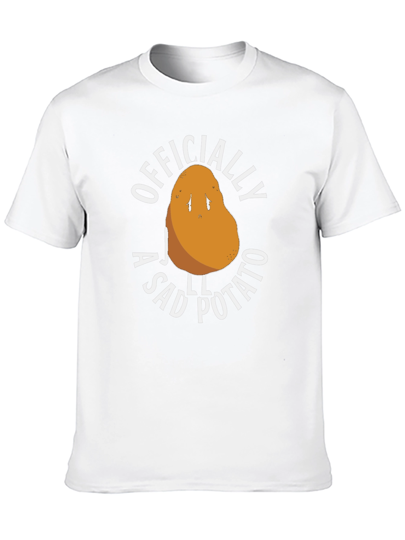 Officially A Sad Potato Funny Novelty T-Shirt