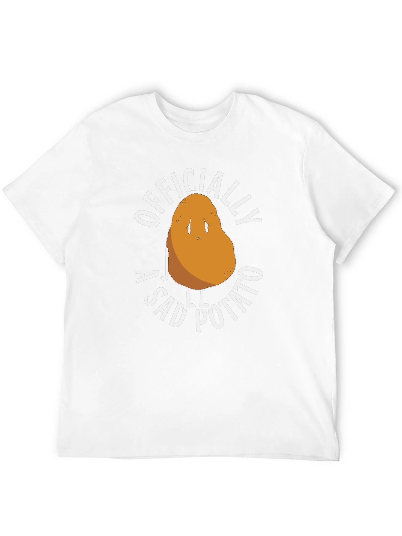 Officially A Sad Potato Funny Novelty T-Shirt