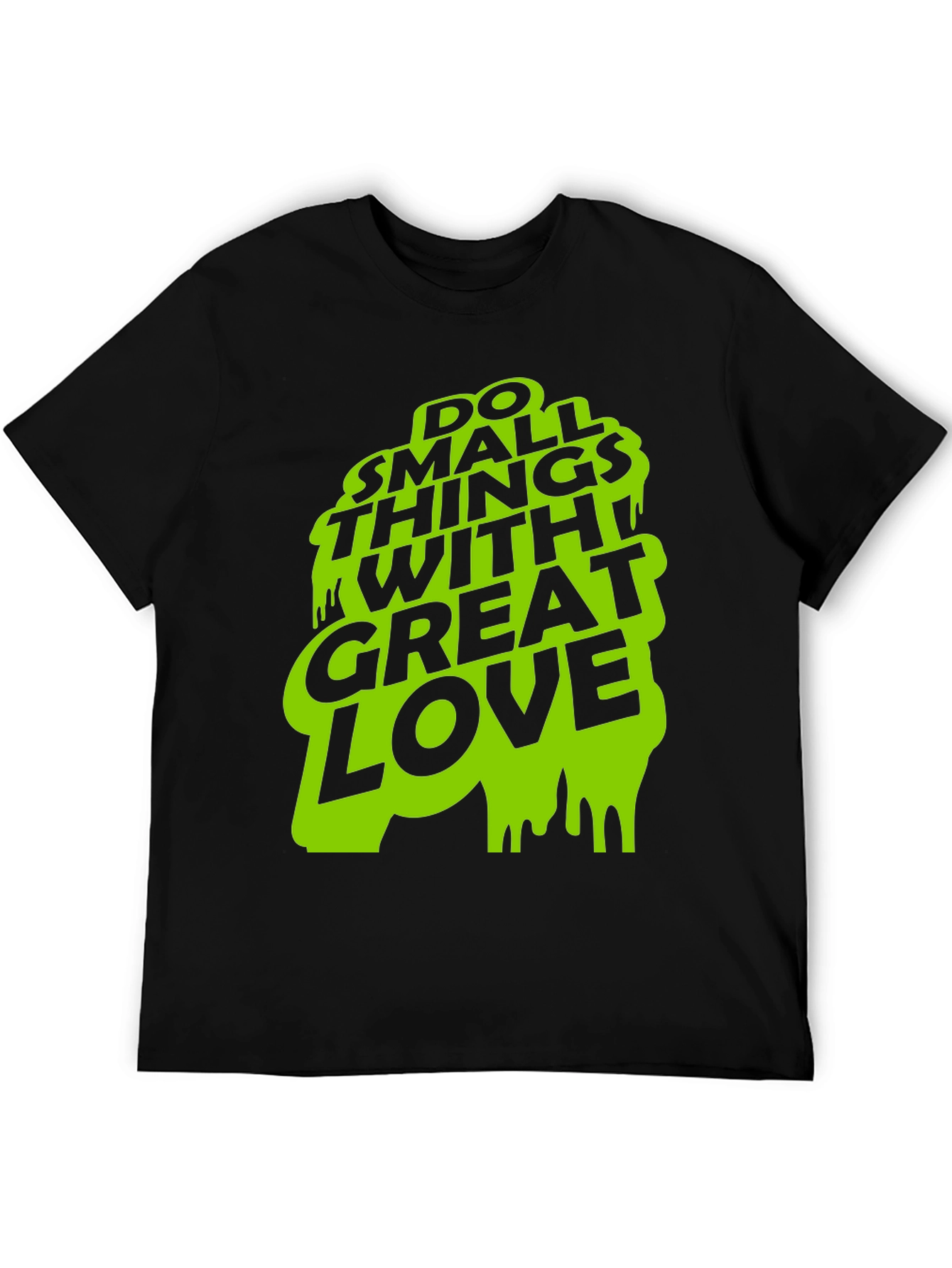 Do Small Things Black Graphic Tee