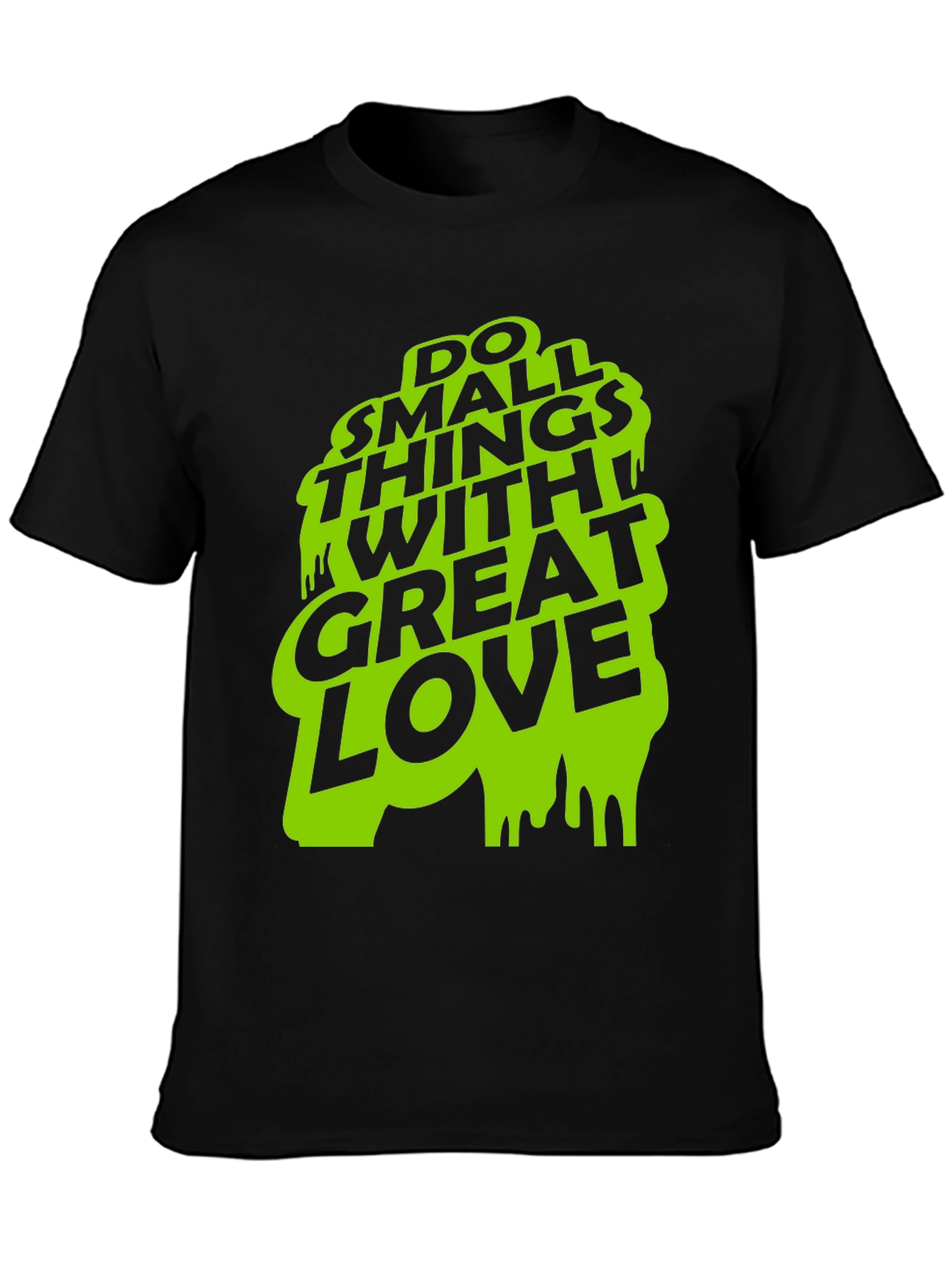 Do Small Things Black Graphic Tee