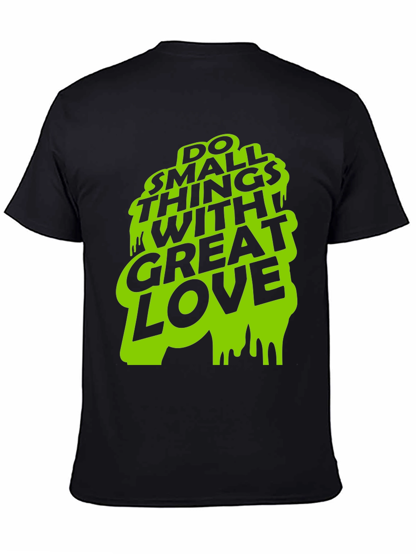 Do Small Things Black Graphic Tee