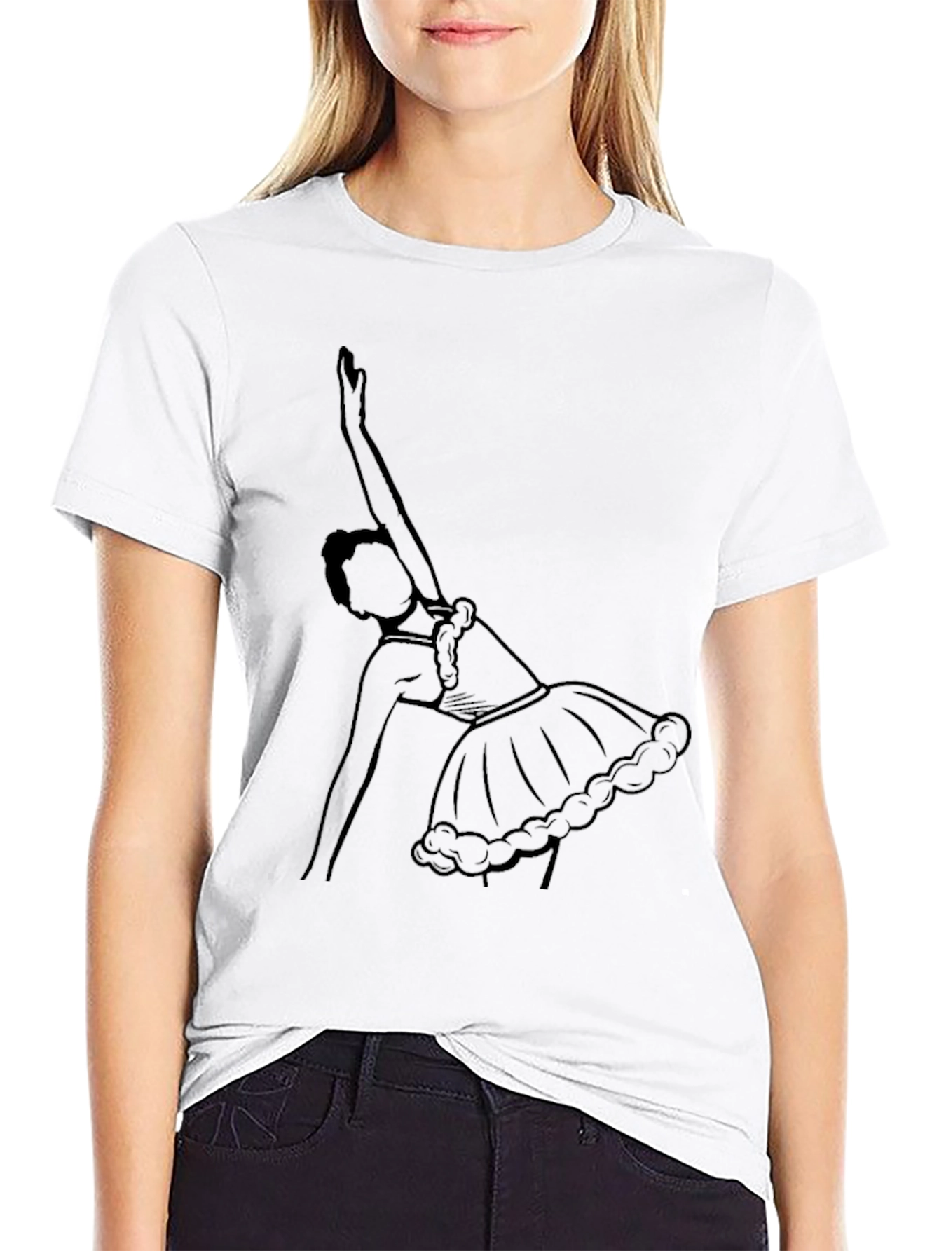 Ballerina Dance Black T-Shirt