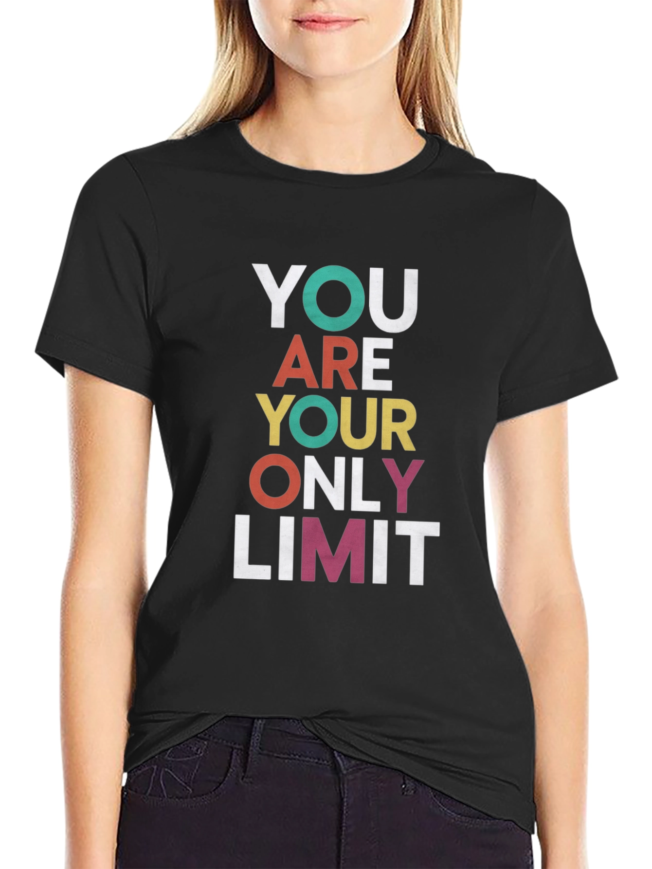 Motivational Graphic Tee - You Are Your Only Limit