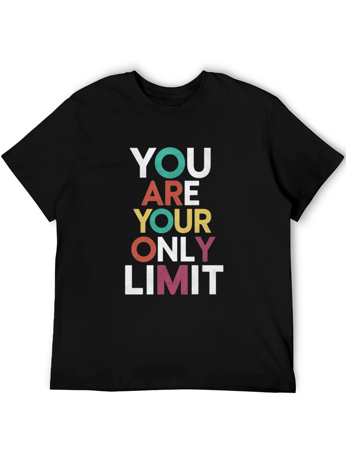 Motivational Graphic Tee - You Are Your Only Limit