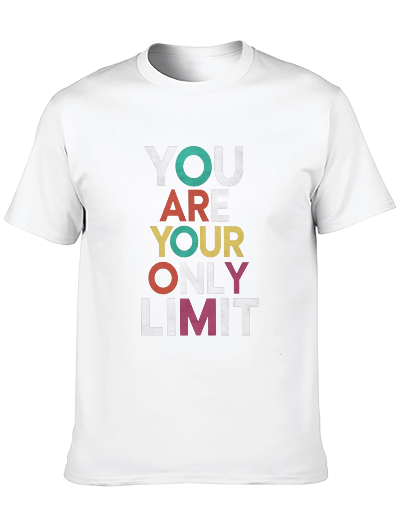 Motivational Graphic Tee - You Are Your Only Limit