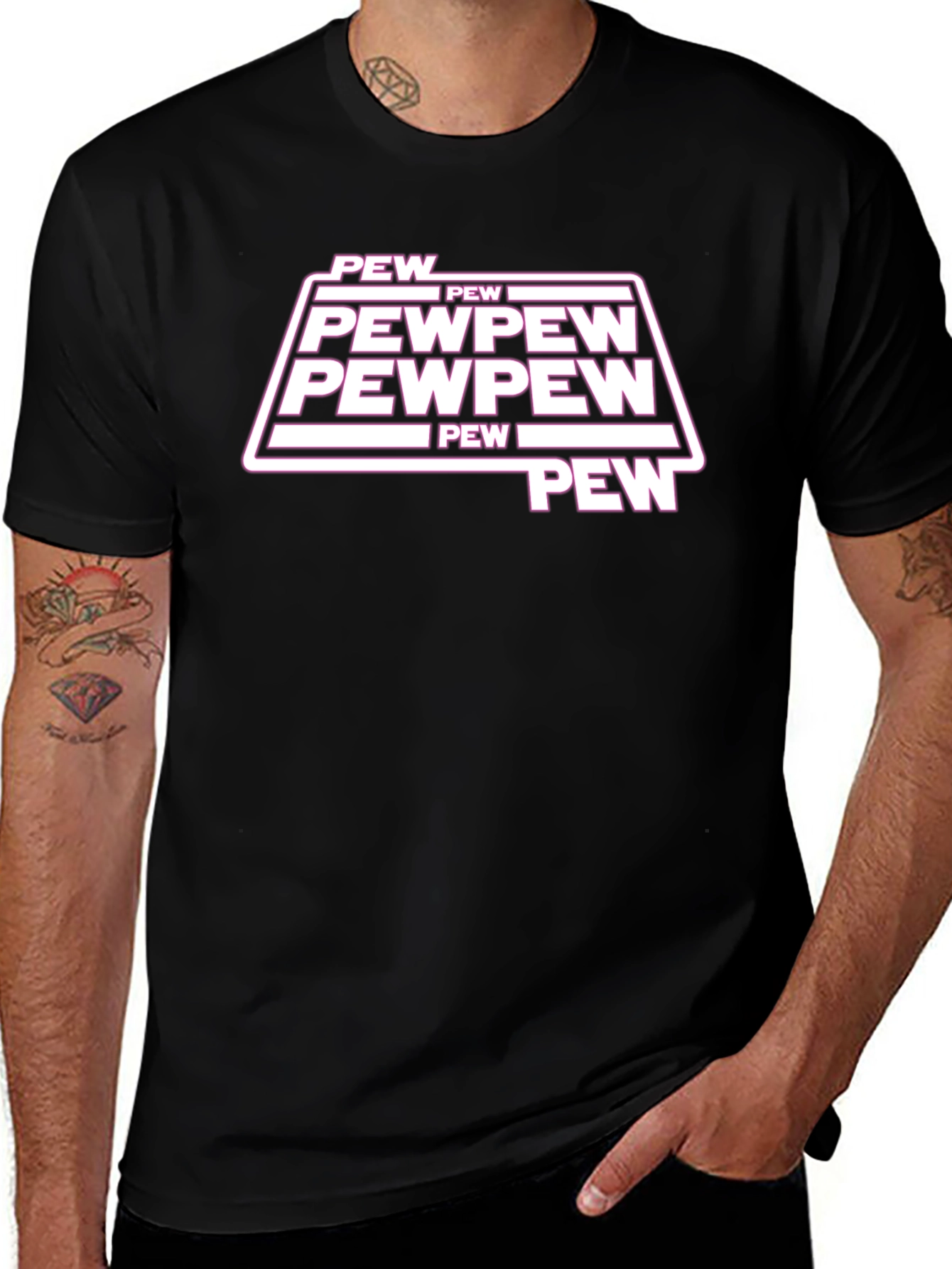Pew Pew Graphic T-Shirt - Star Wars Inspired
