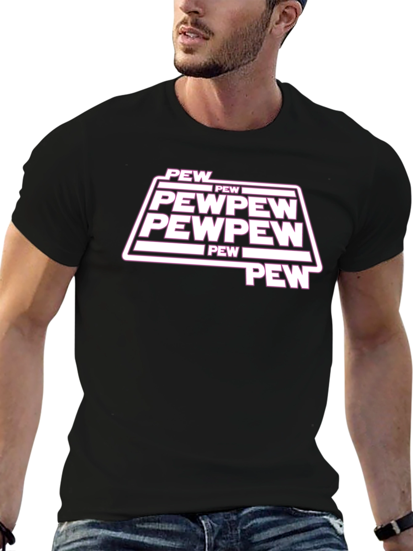 Pew Pew Graphic T-Shirt - Star Wars Inspired