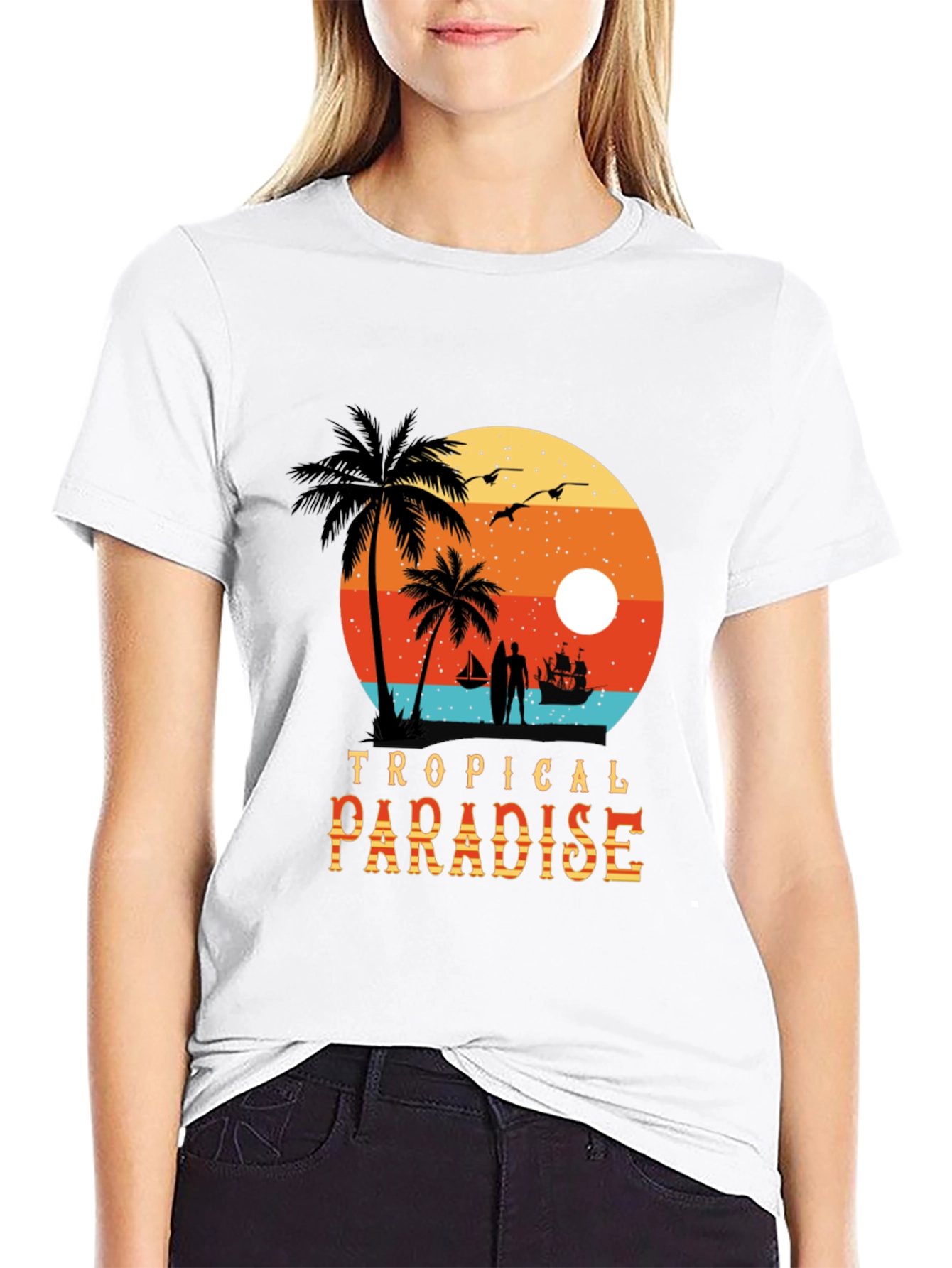 Tropical Paradise Graphic Tee