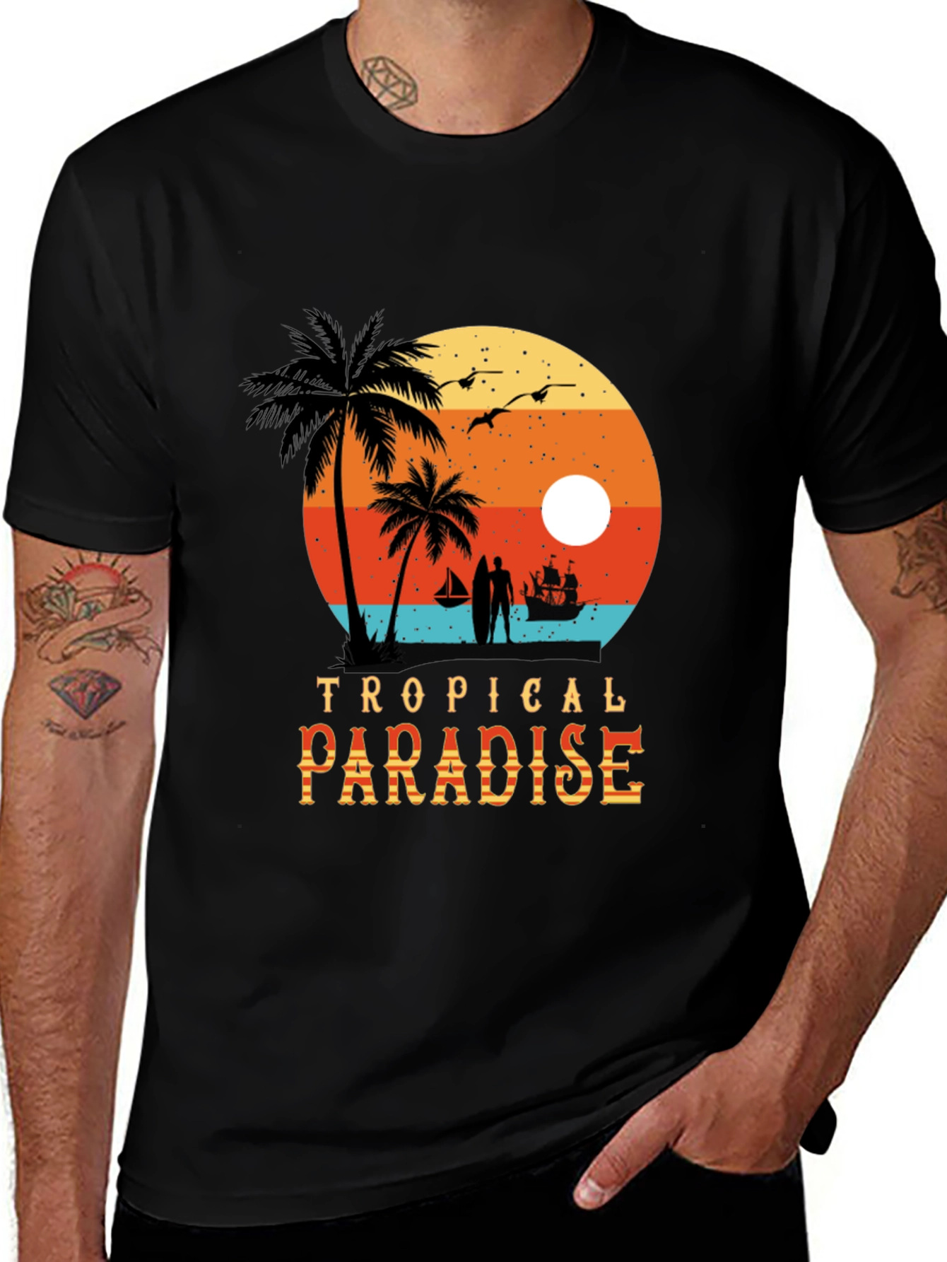 Tropical Paradise Graphic Tee