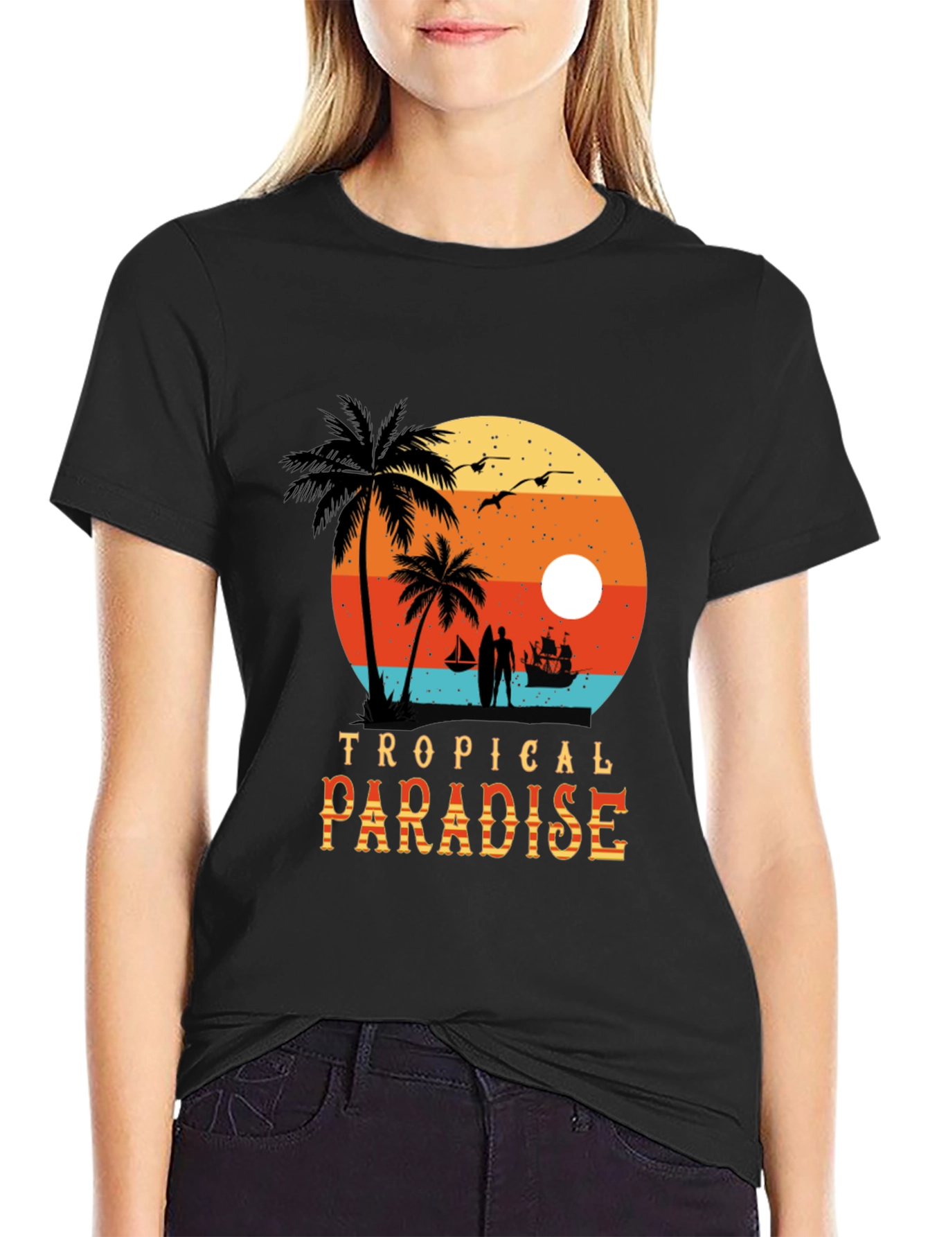 Tropical Paradise Graphic Tee