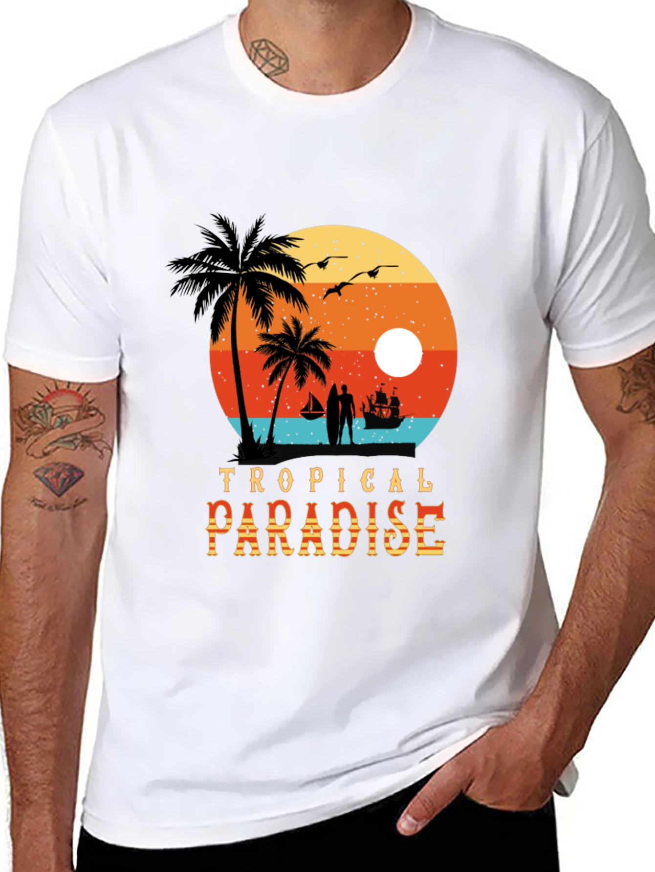 Tropical Paradise Graphic Tee