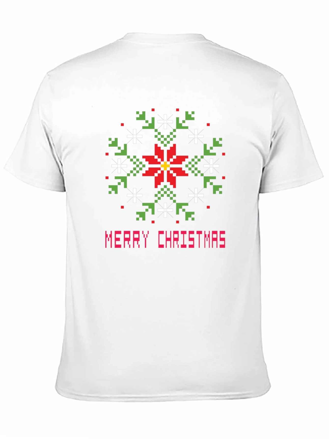 Pixelated Merry Christmas T-Shirt