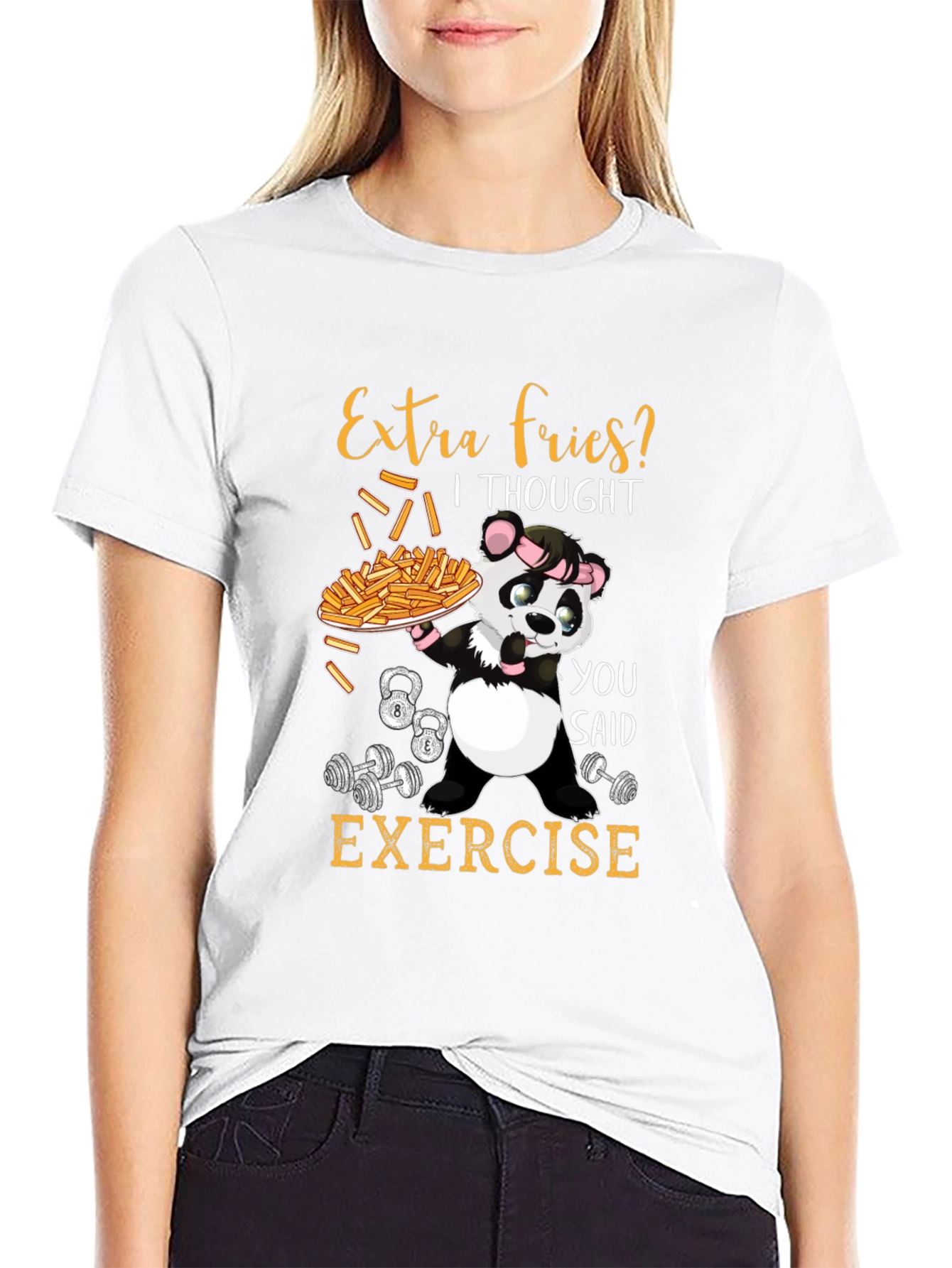 Extra Fries? Exercise T-Shirt