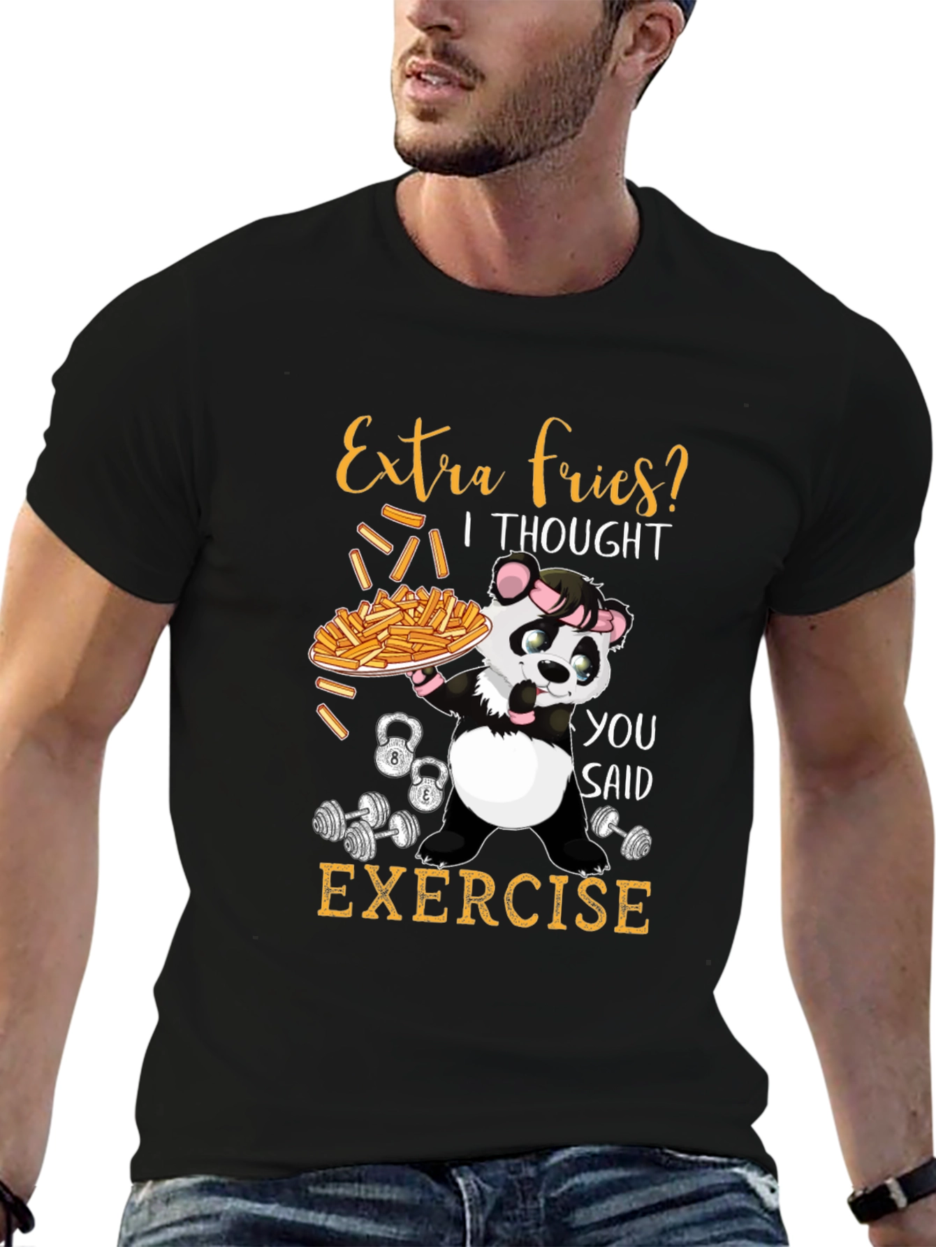 Extra Fries? Exercise T-Shirt
