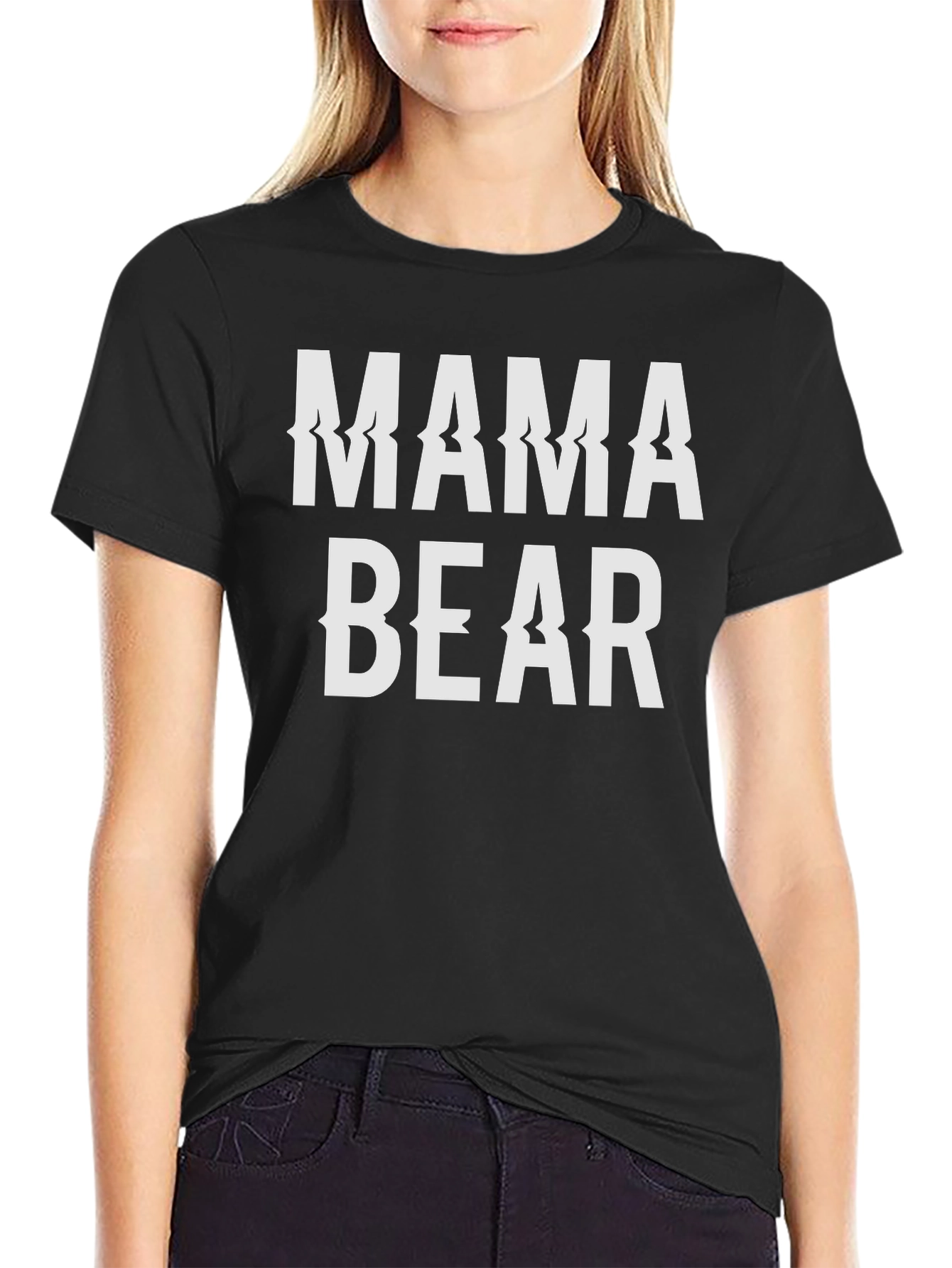 Mama Bear Graphic Tee -  Stylish Comfort