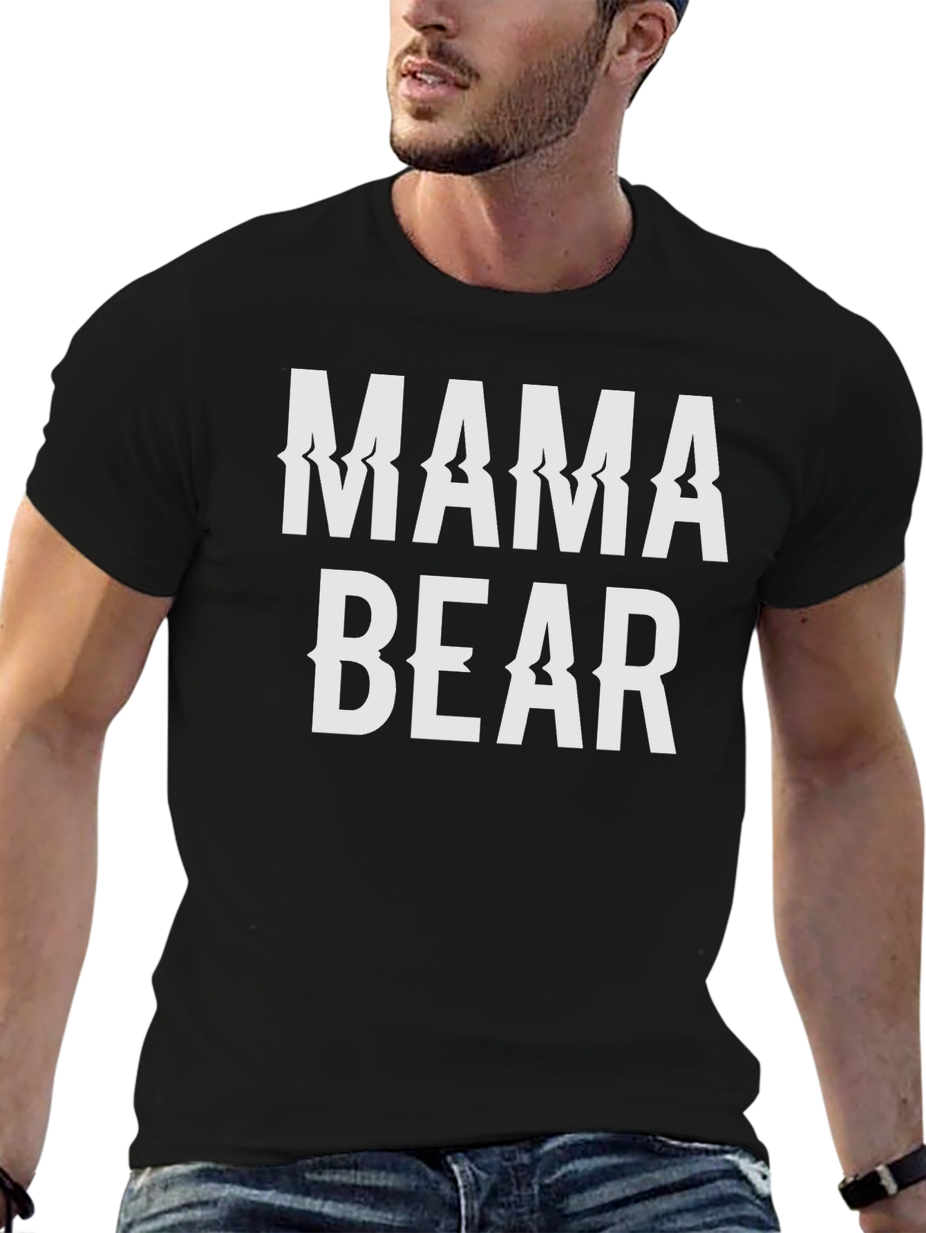 Mama Bear Graphic Tee -  Stylish Comfort