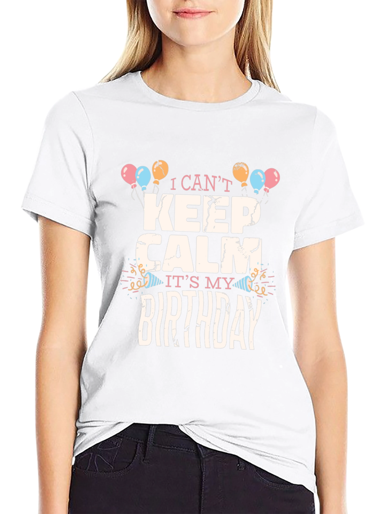 Birthday Celebration T-Shirt - I Cant Keep Calm