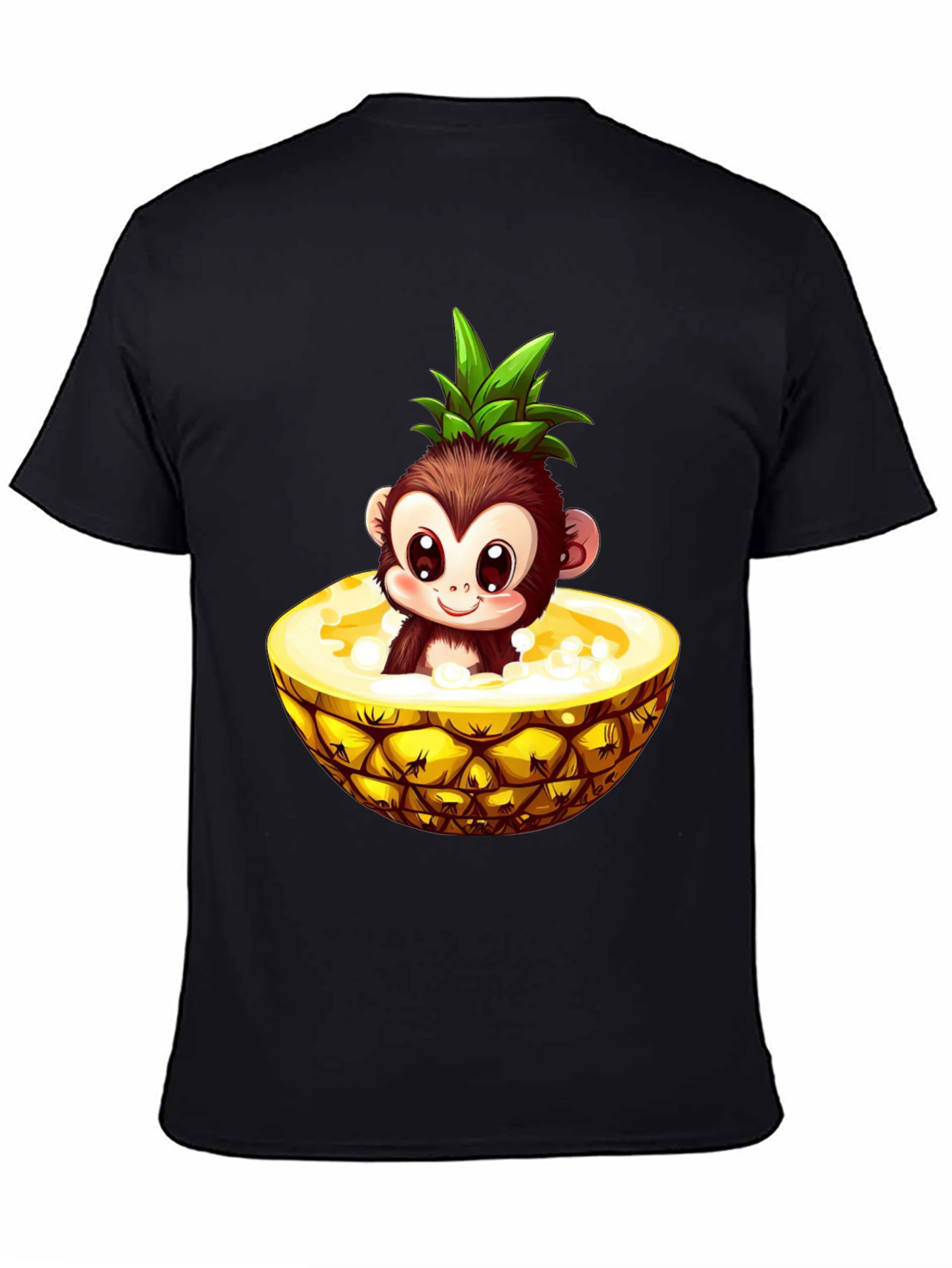 Monkey in Pineapple Graphic Tee