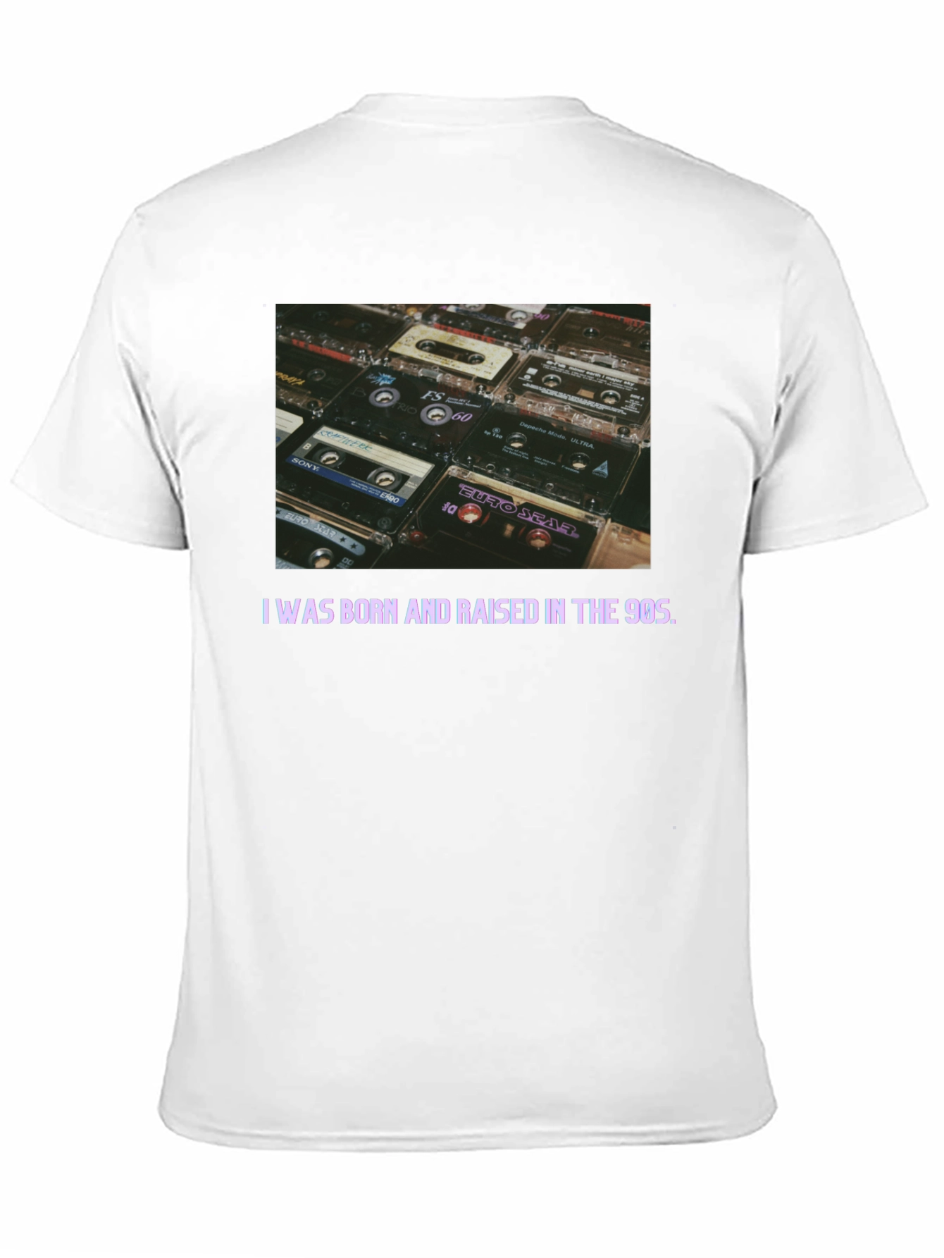 90s Cassette Tape Black T-Shirt