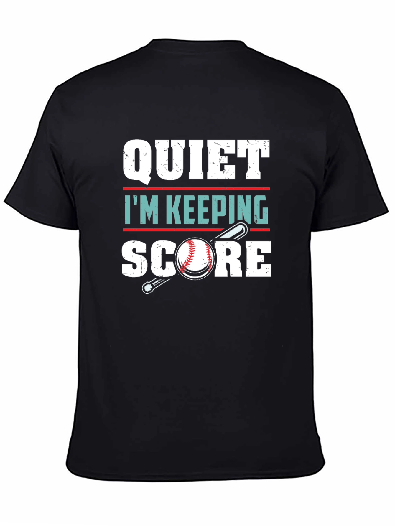 Quiet Im Keeping Score Baseball T-Shirt