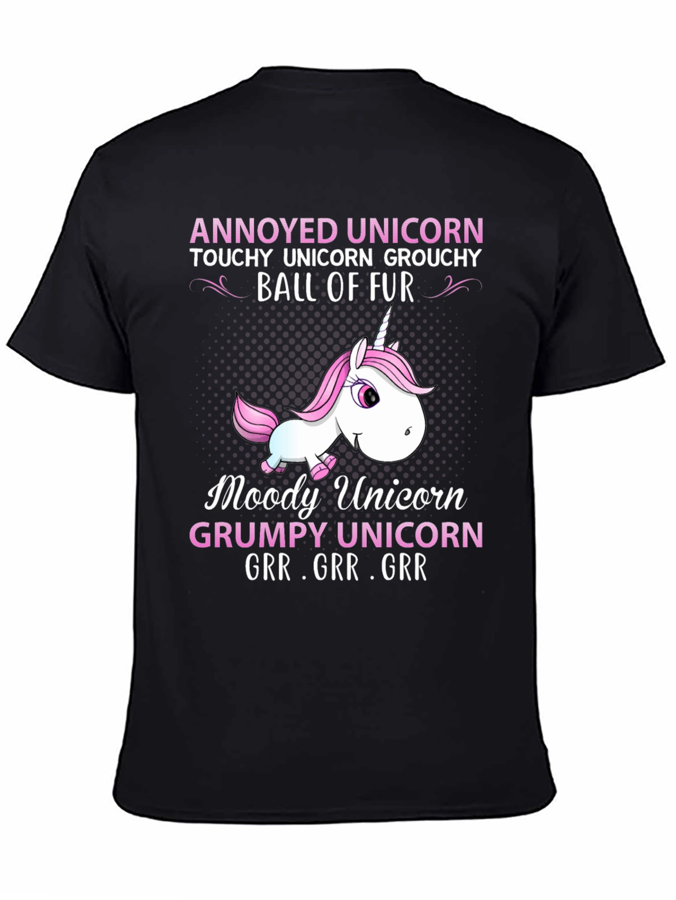 Annoyed Unicorn Graphic T-Shirt