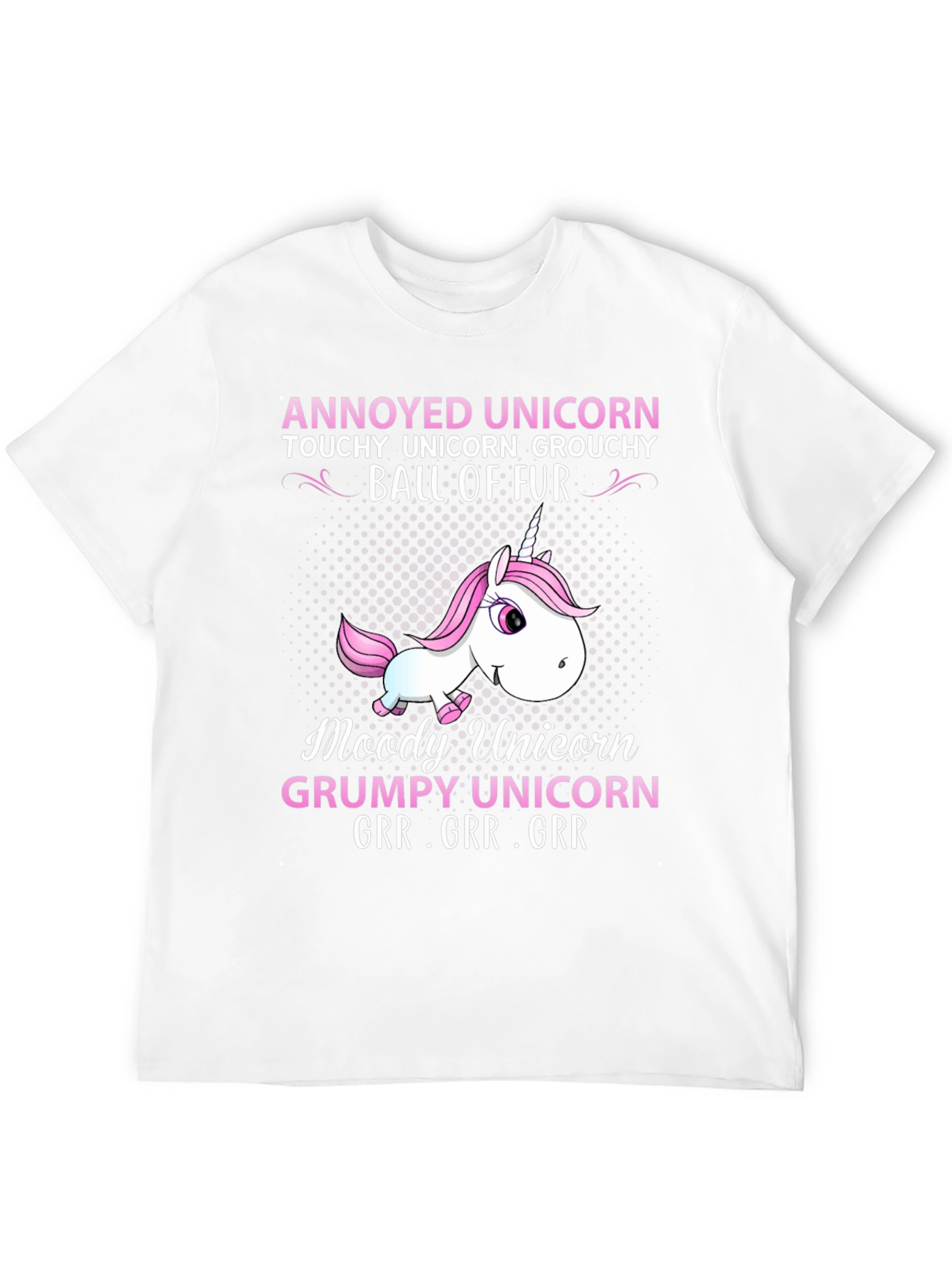 Annoyed Unicorn Graphic T-Shirt