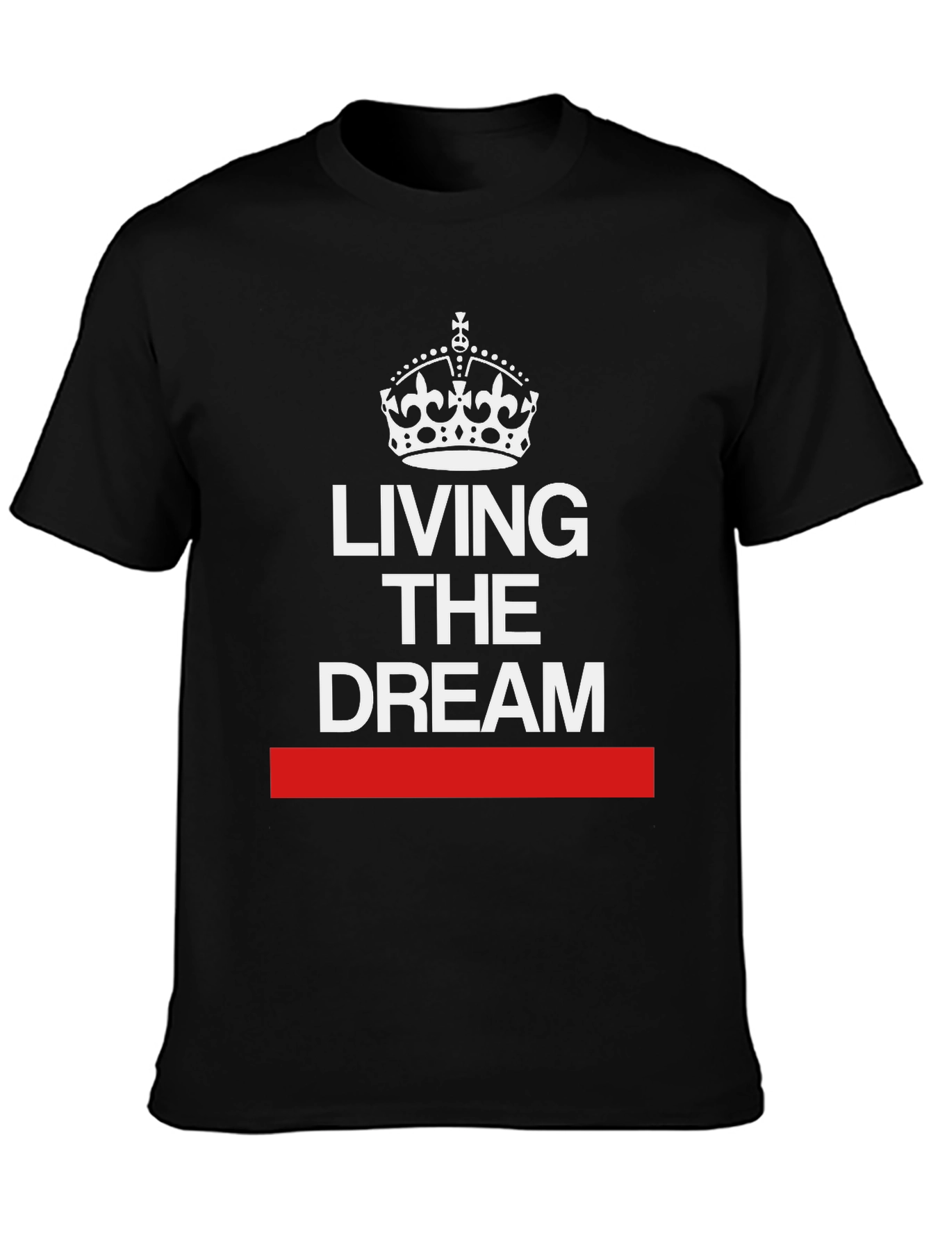 Living the Dream T-Shirt - Crown Graphic Tee
