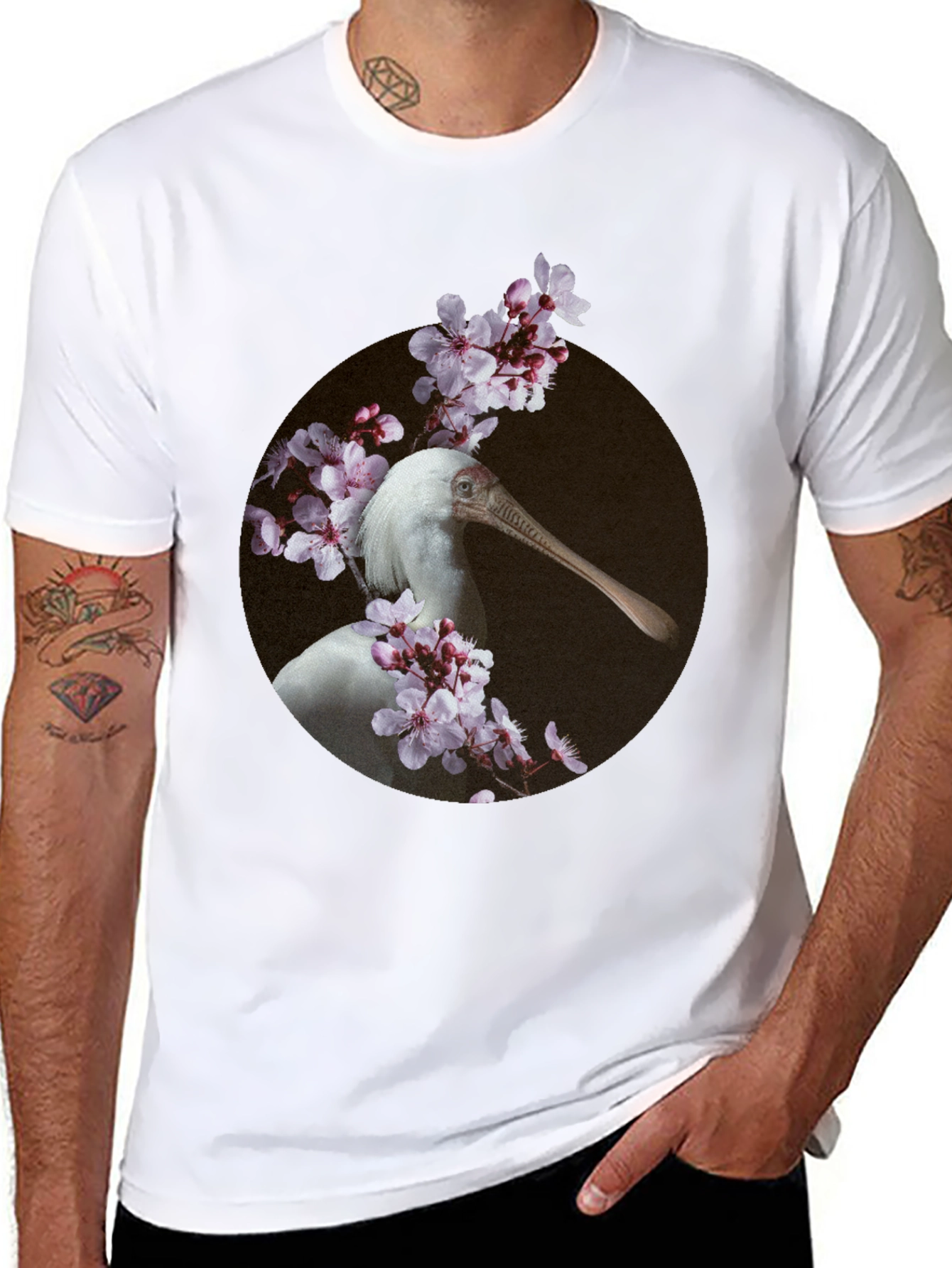 Bird and Blossom Graphic Tee