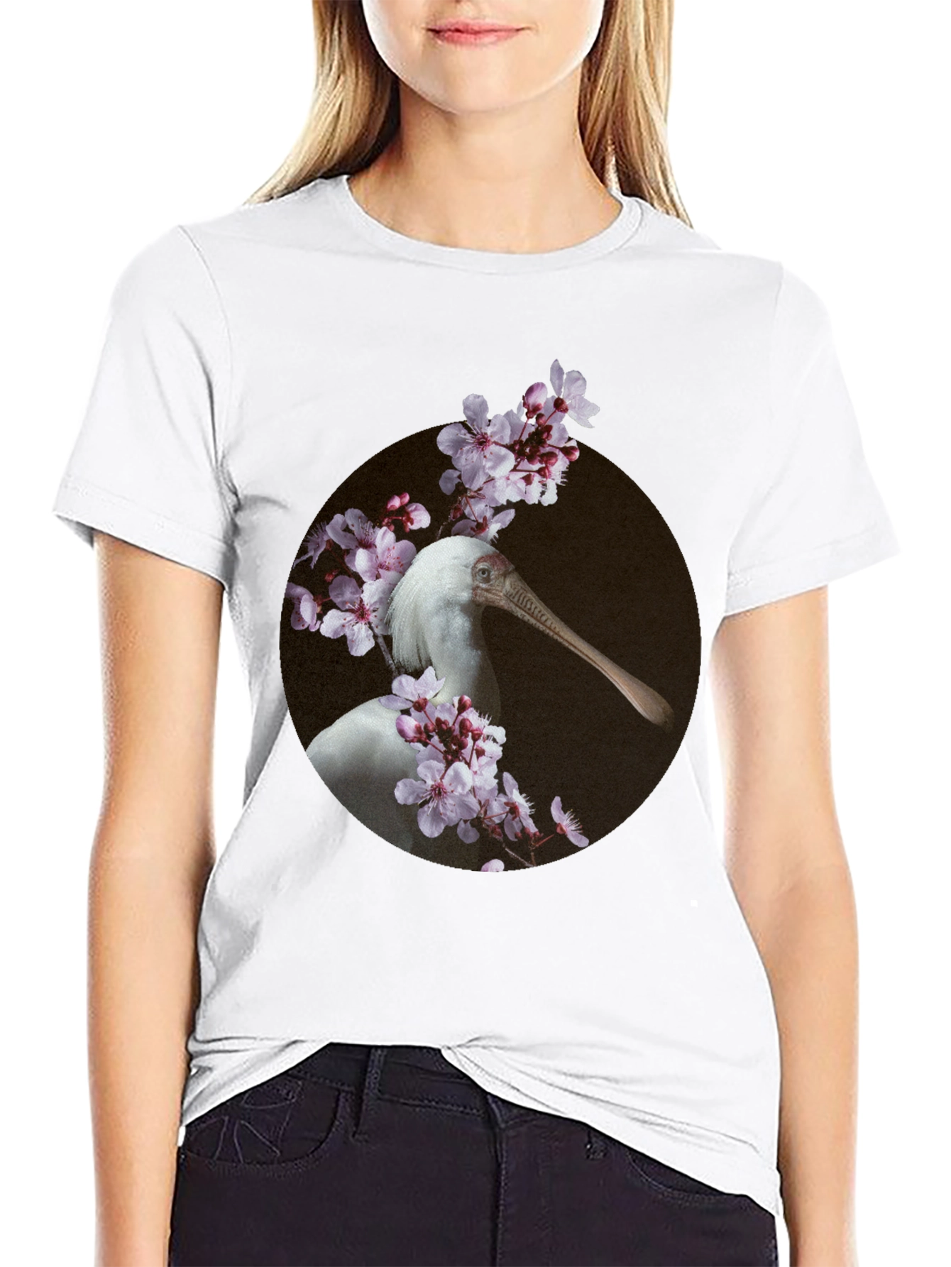 Bird and Blossom Graphic Tee