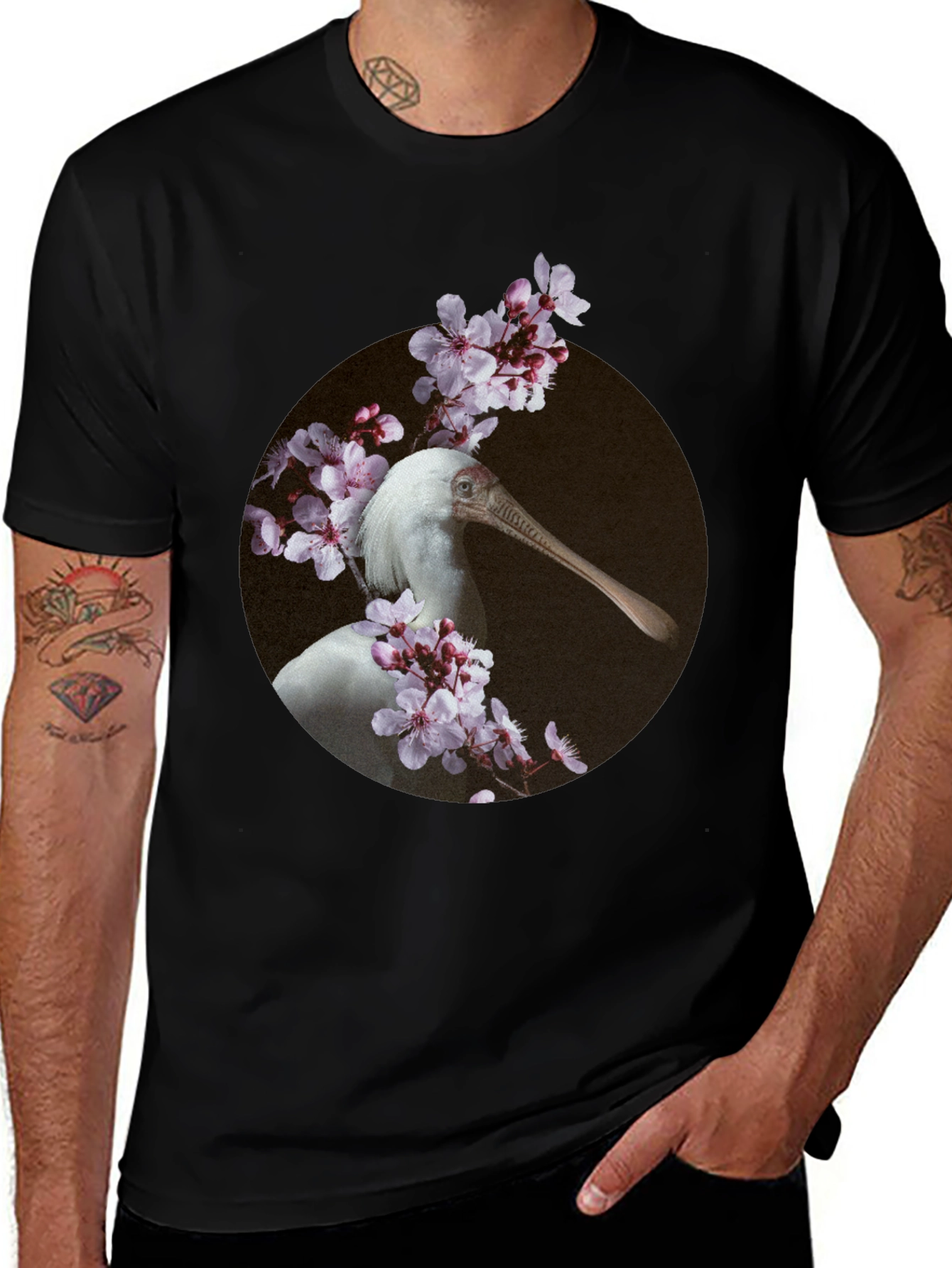 Bird and Blossom Graphic Tee