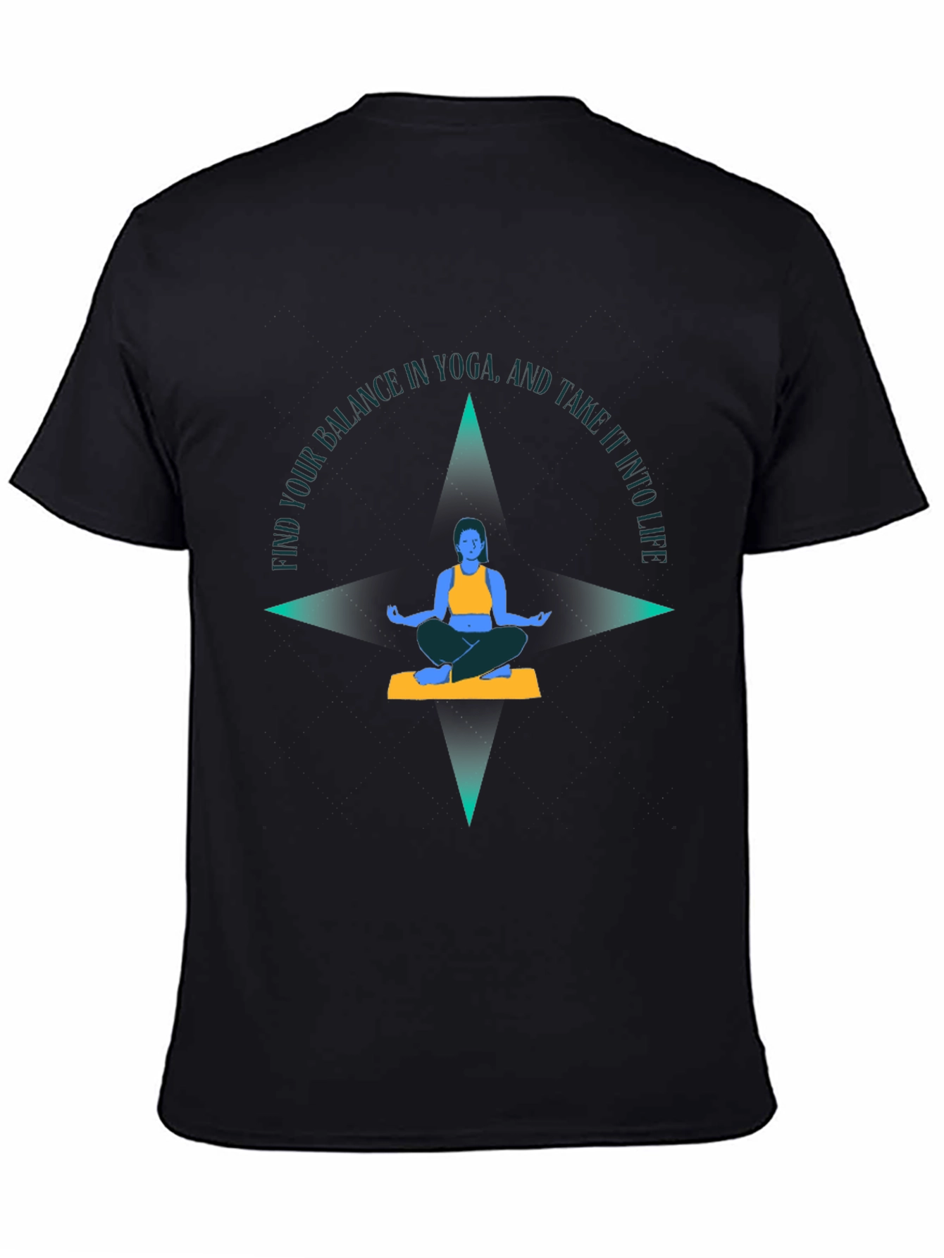 Yoga Balance Graphic Tee - Find Your Balance