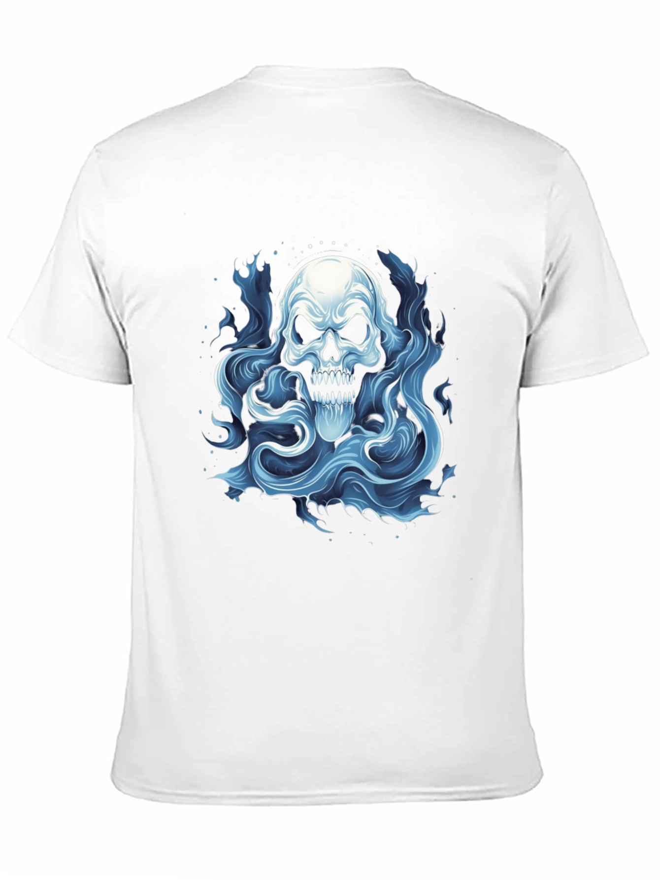 Skull Ghost Graphic T-Shirt