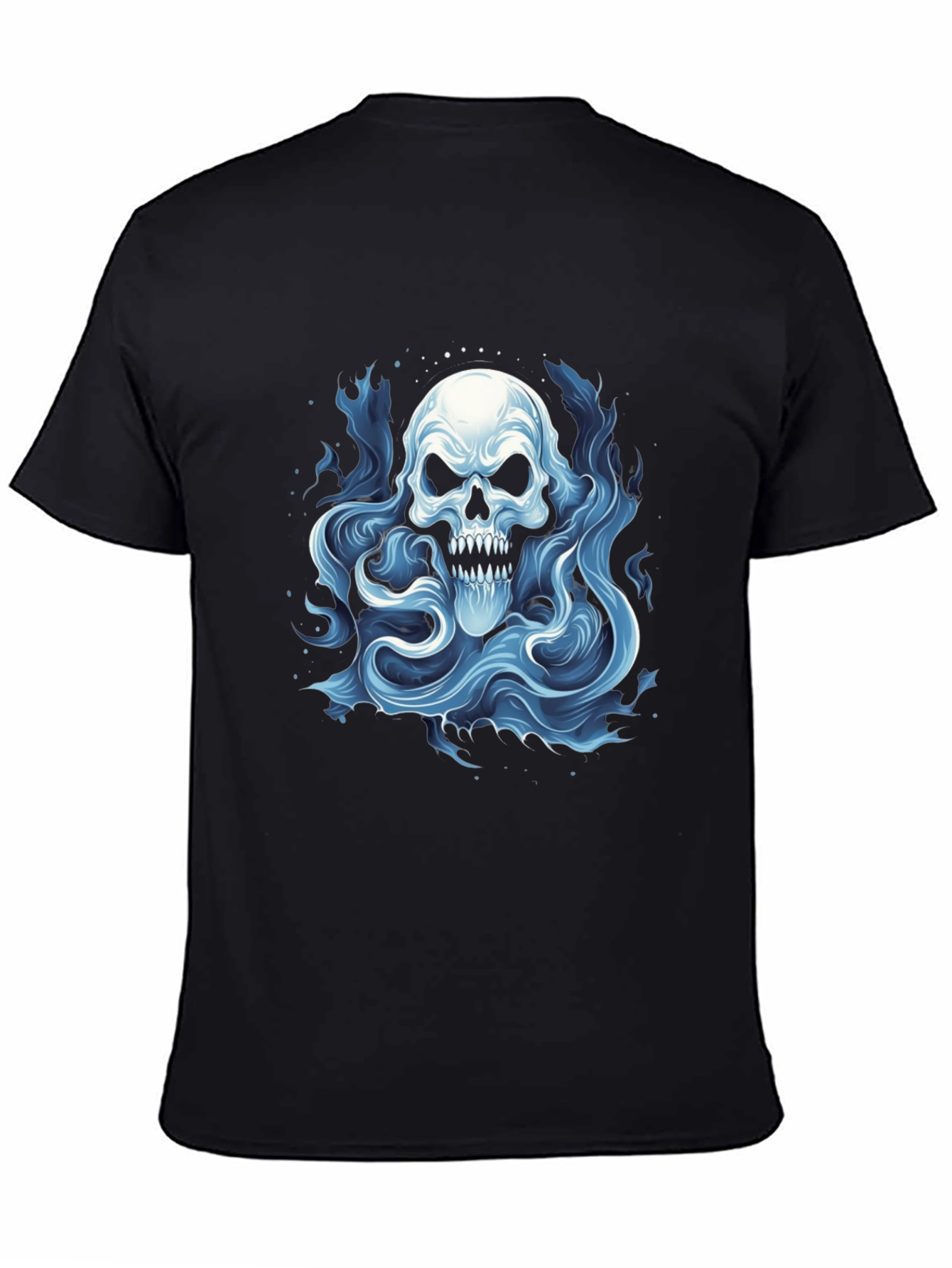 Skull Ghost Graphic T-Shirt
